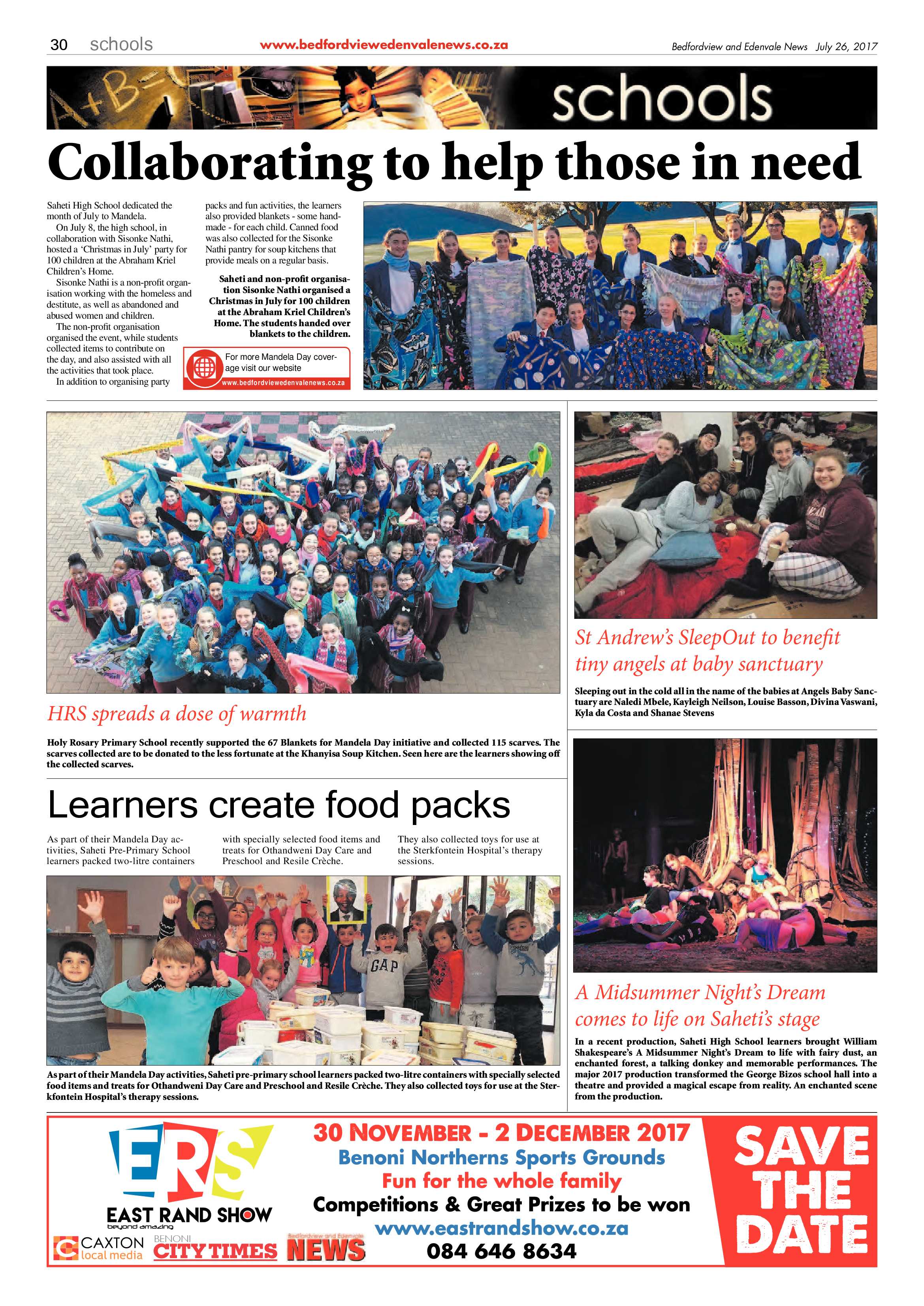 Bedfordview and Edenvale News 26 July 2017 page 30