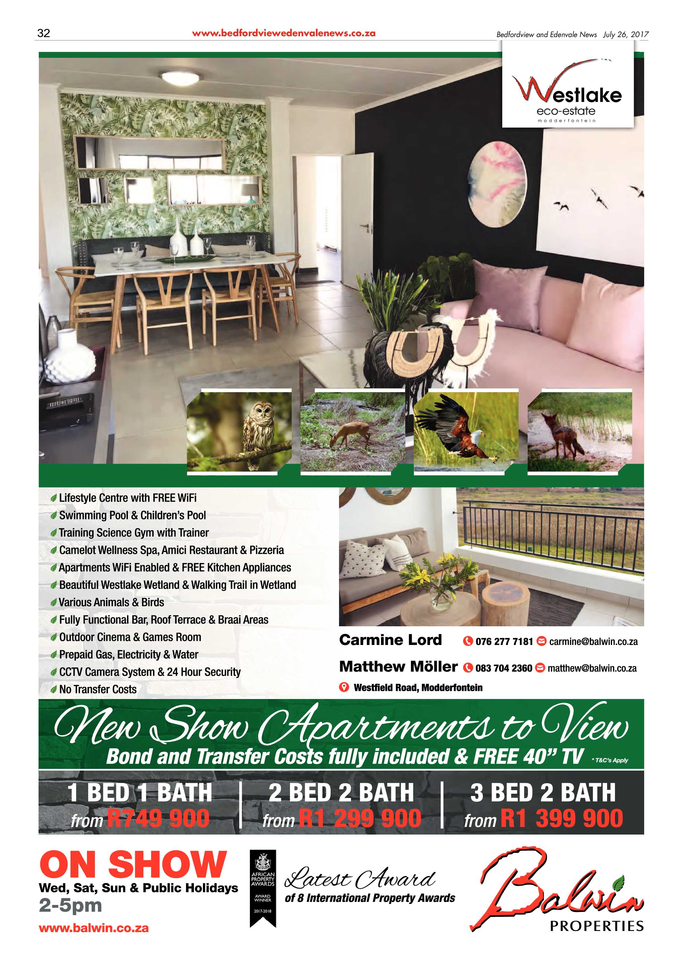 Bedfordview and Edenvale News 26 July 2017 page 32