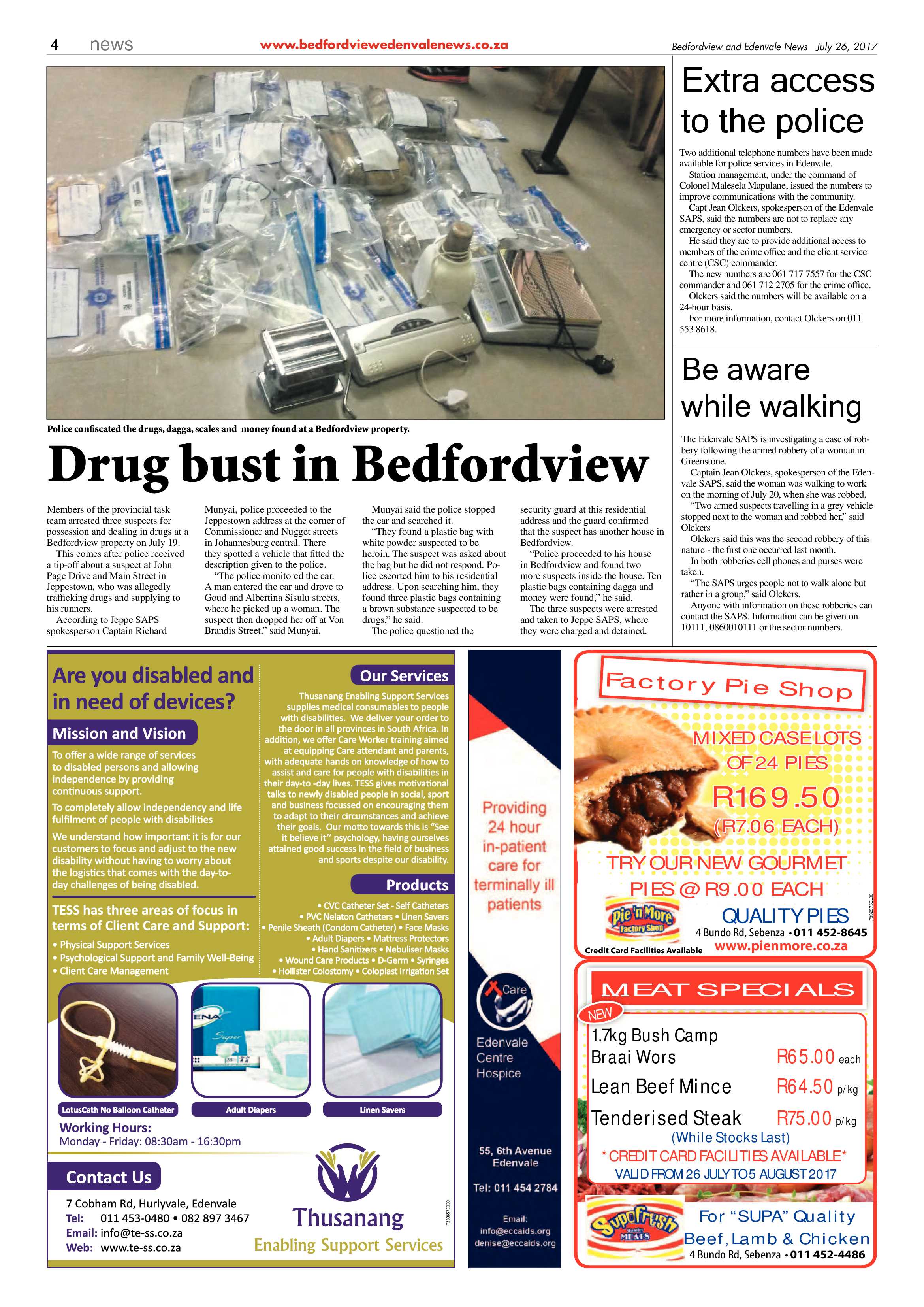 Bedfordview and Edenvale News 26 July 2017 page 4