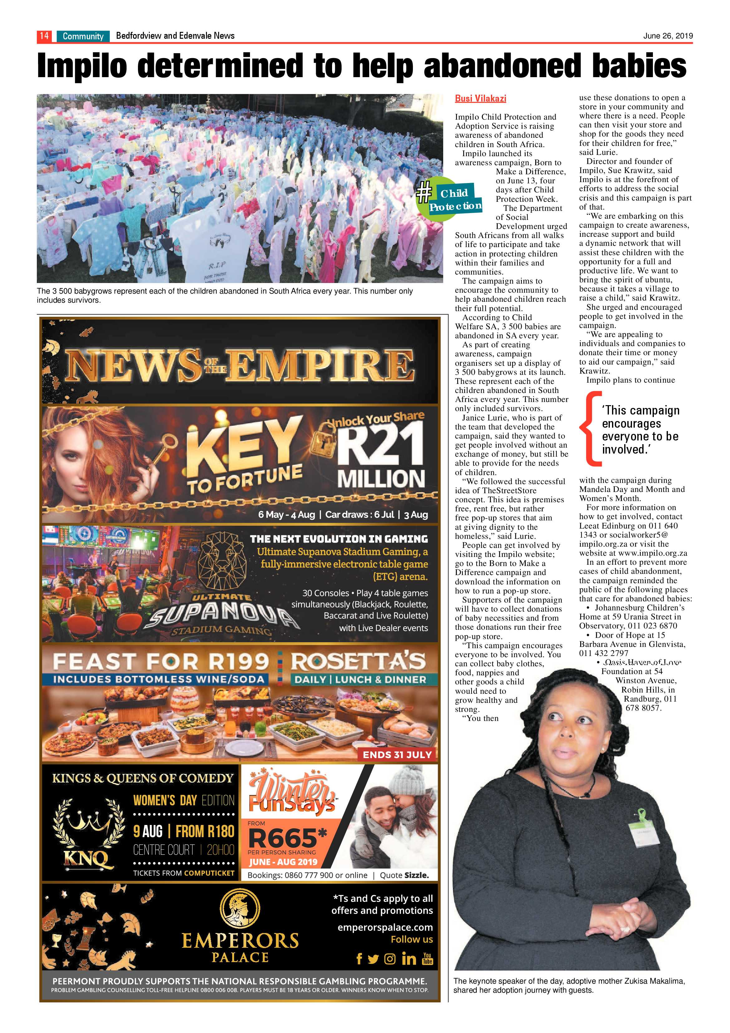 Bedfordview and Edenvale News 26 June 2019 page 14