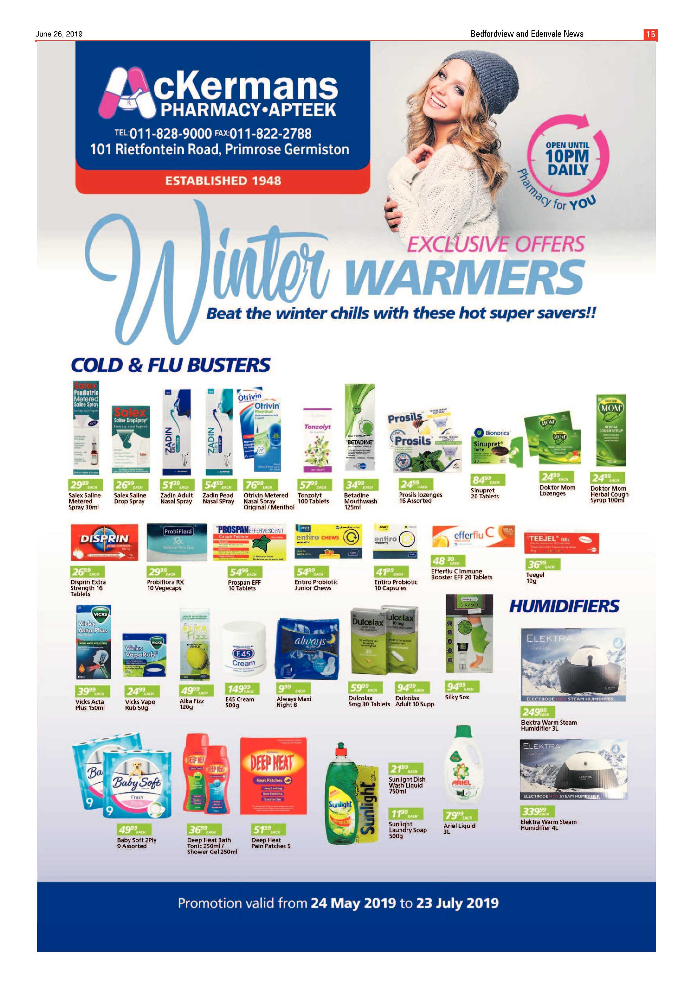 Bedfordview and Edenvale News 26 June 2019 page 15