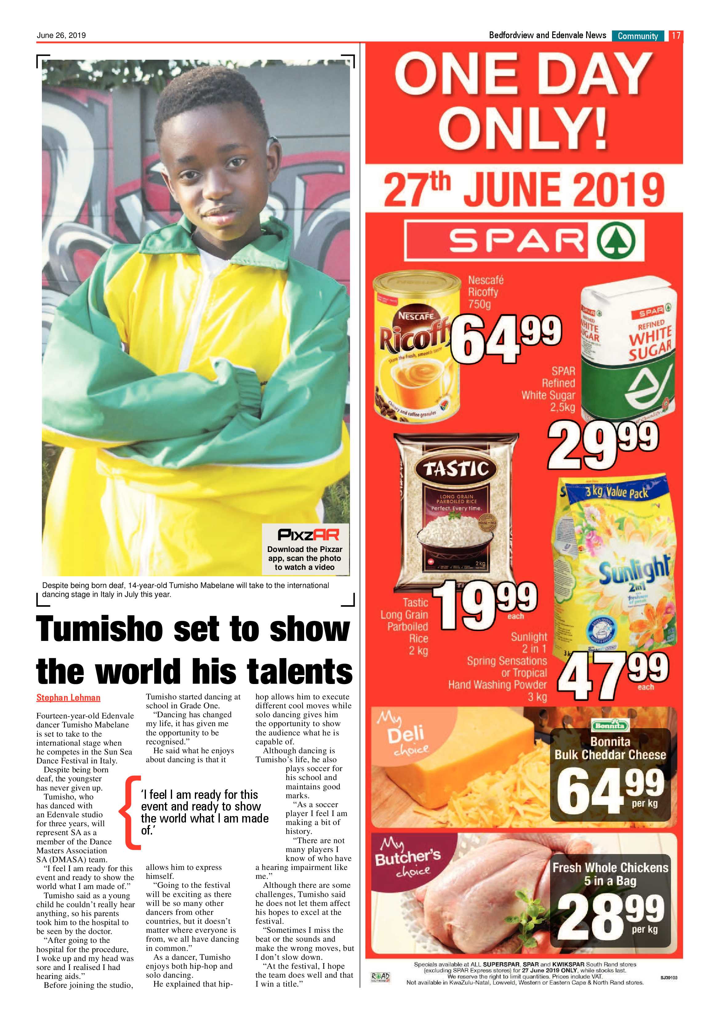 Bedfordview and Edenvale News 26 June 2019 page 17