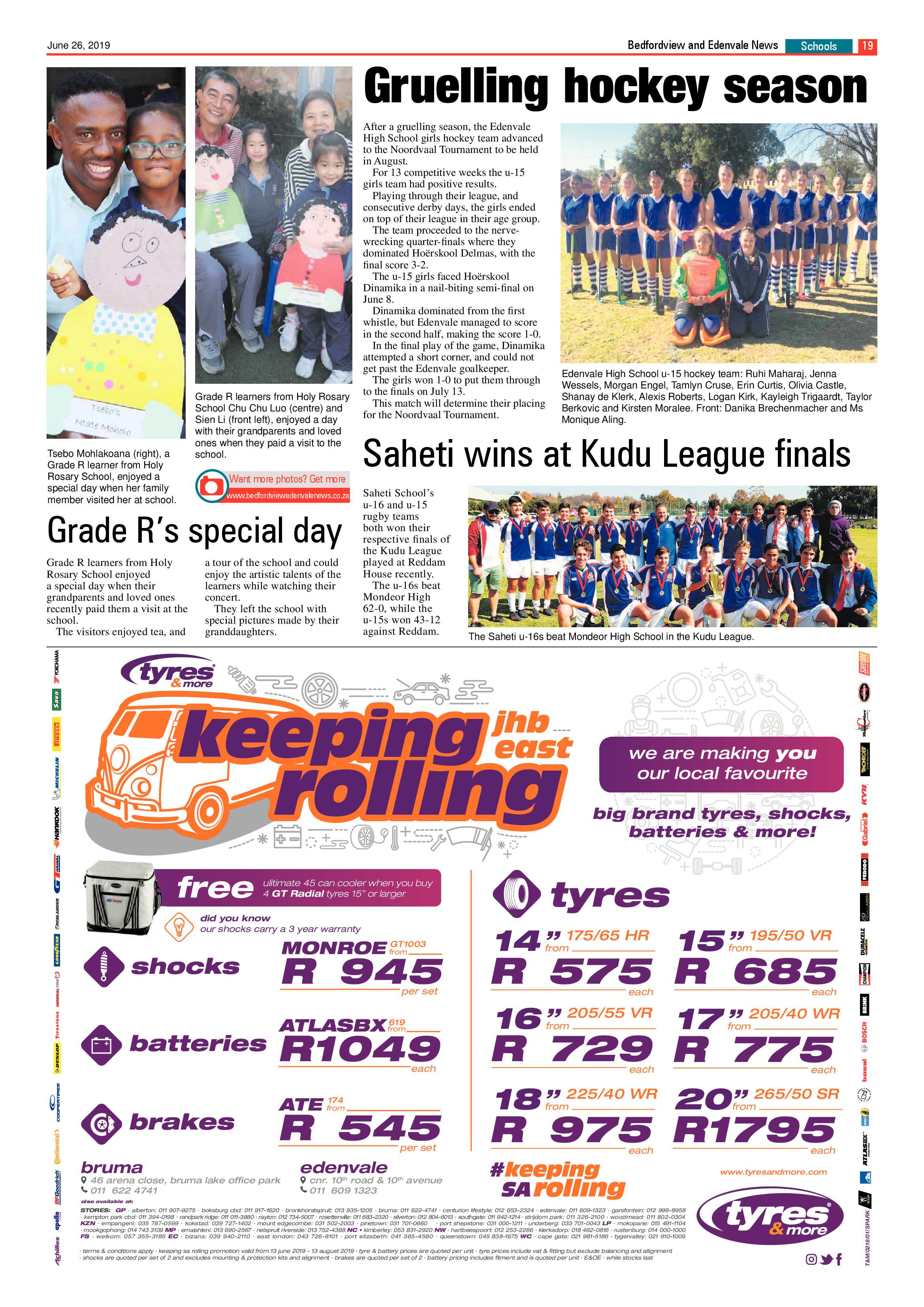 Bedfordview and Edenvale News 26 June 2019 page 19