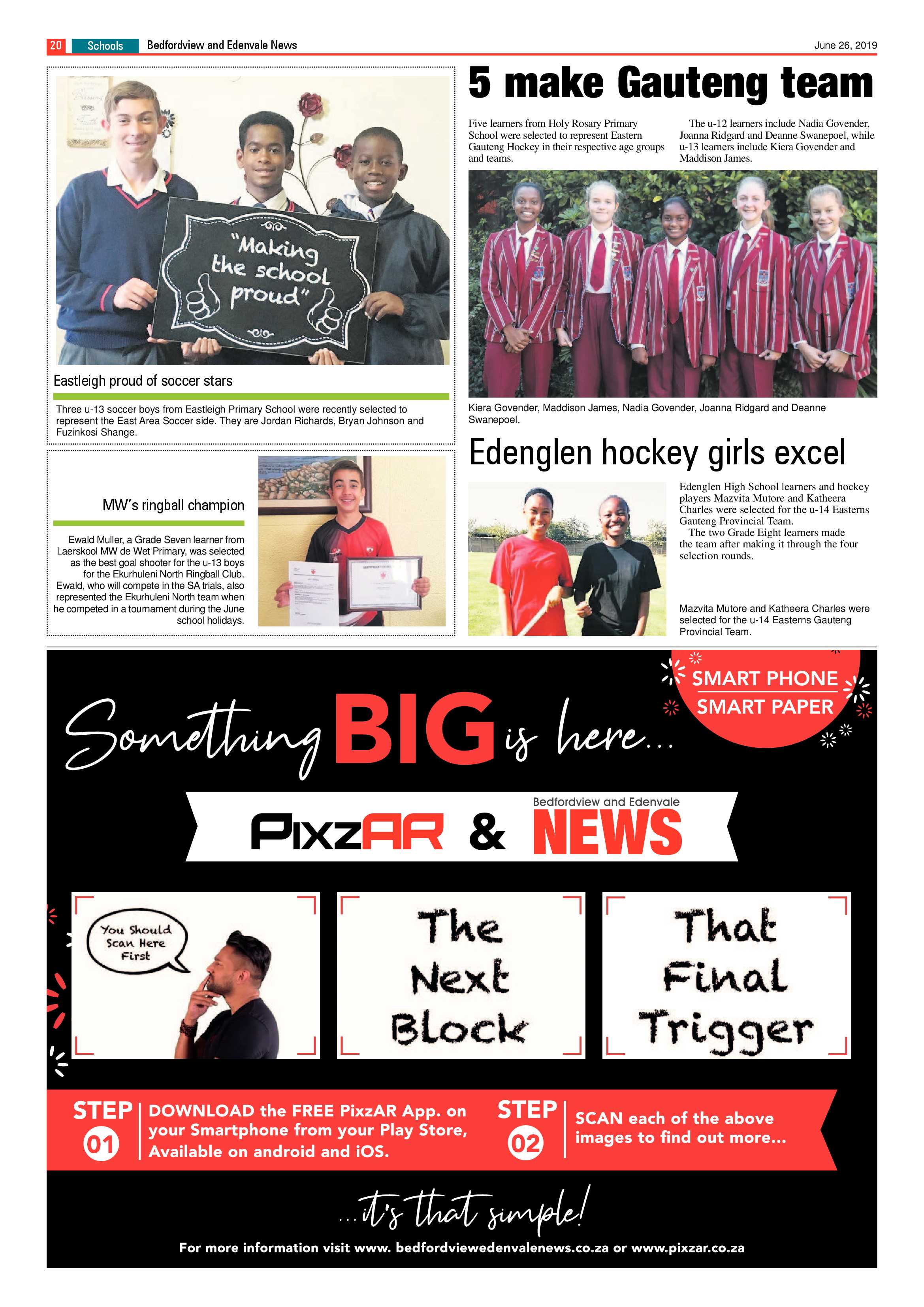 Bedfordview and Edenvale News 26 June 2019 page 20