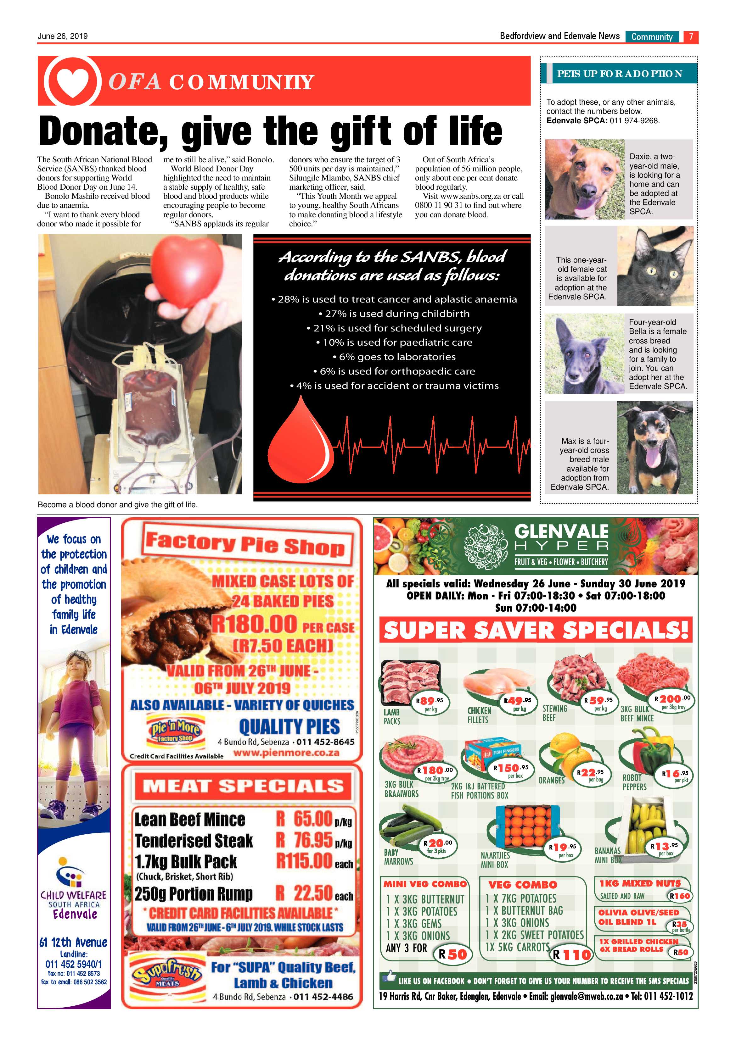 Bedfordview and Edenvale News 26 June 2019 page 7