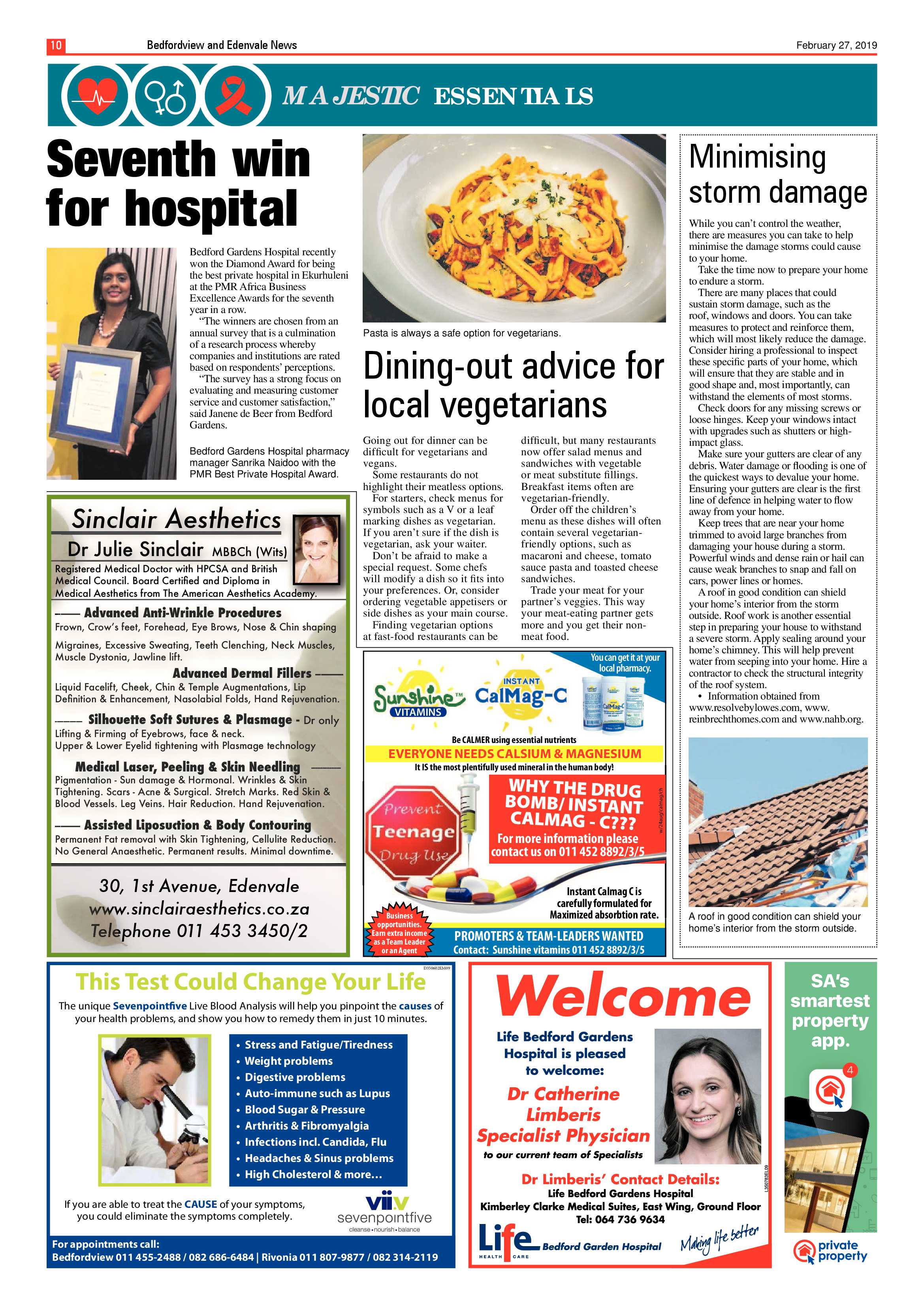Bedfordview and Edenvale News 27 February 2019 page 10