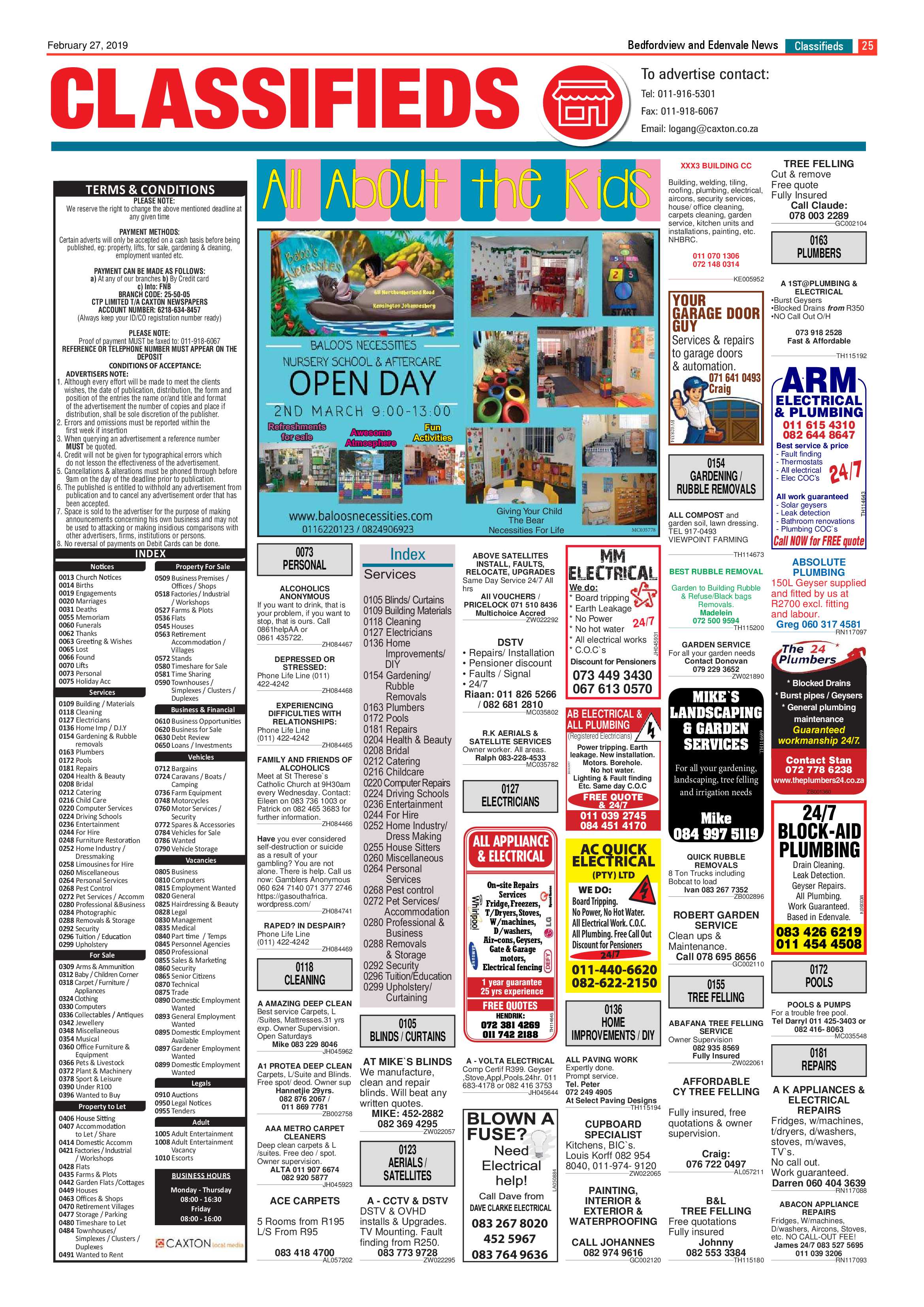 Bedfordview and Edenvale News 27 February 2019 page 25