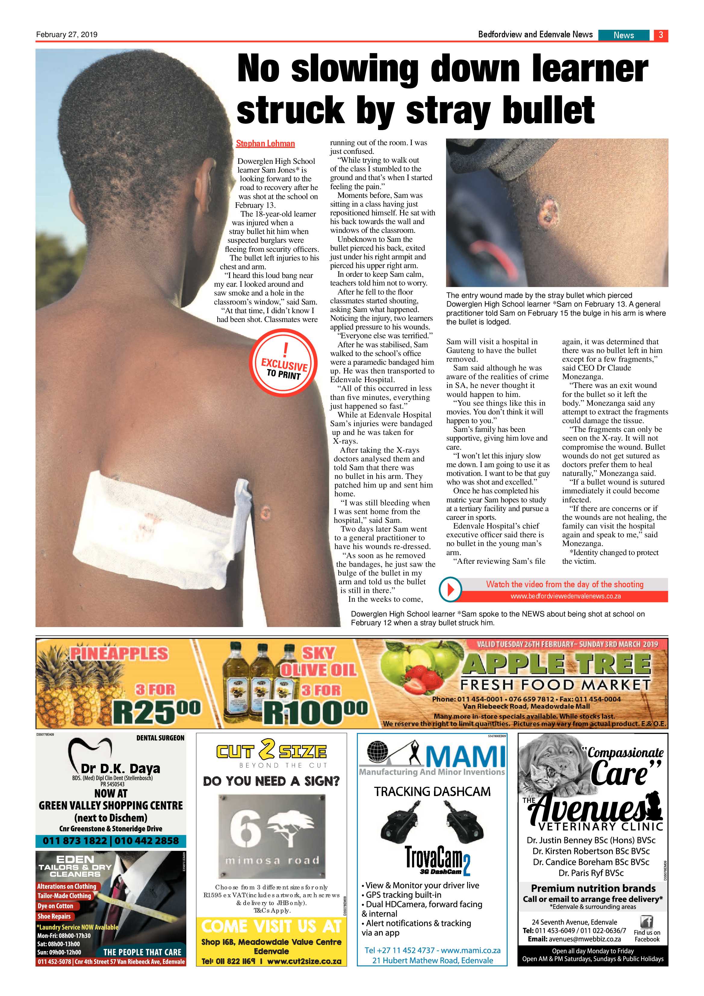Bedfordview and Edenvale News 27 February 2019 page 3