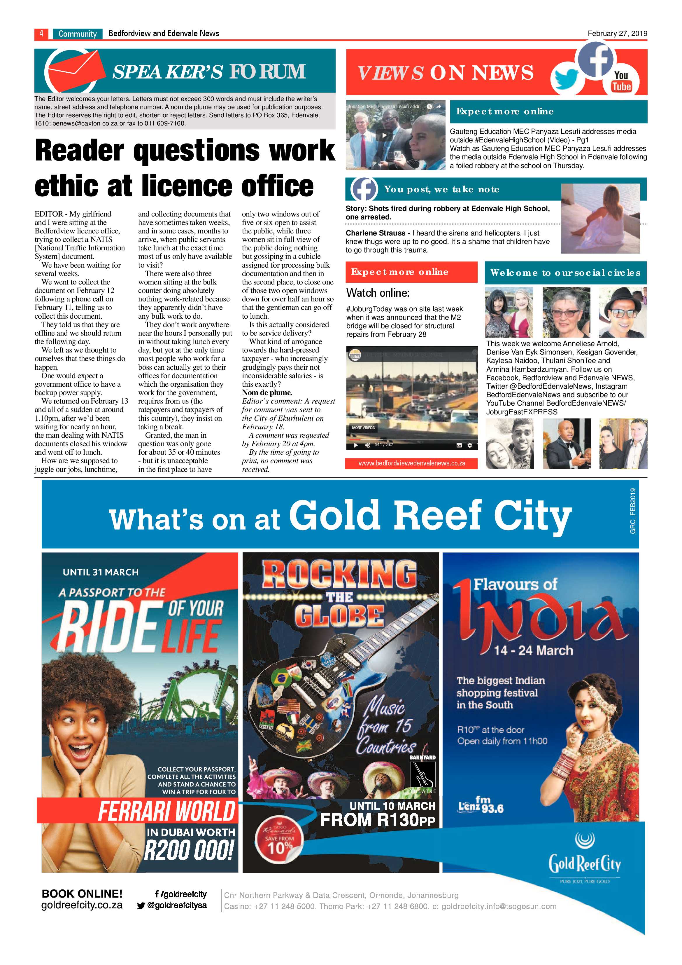 Bedfordview and Edenvale News 27 February 2019 page 4