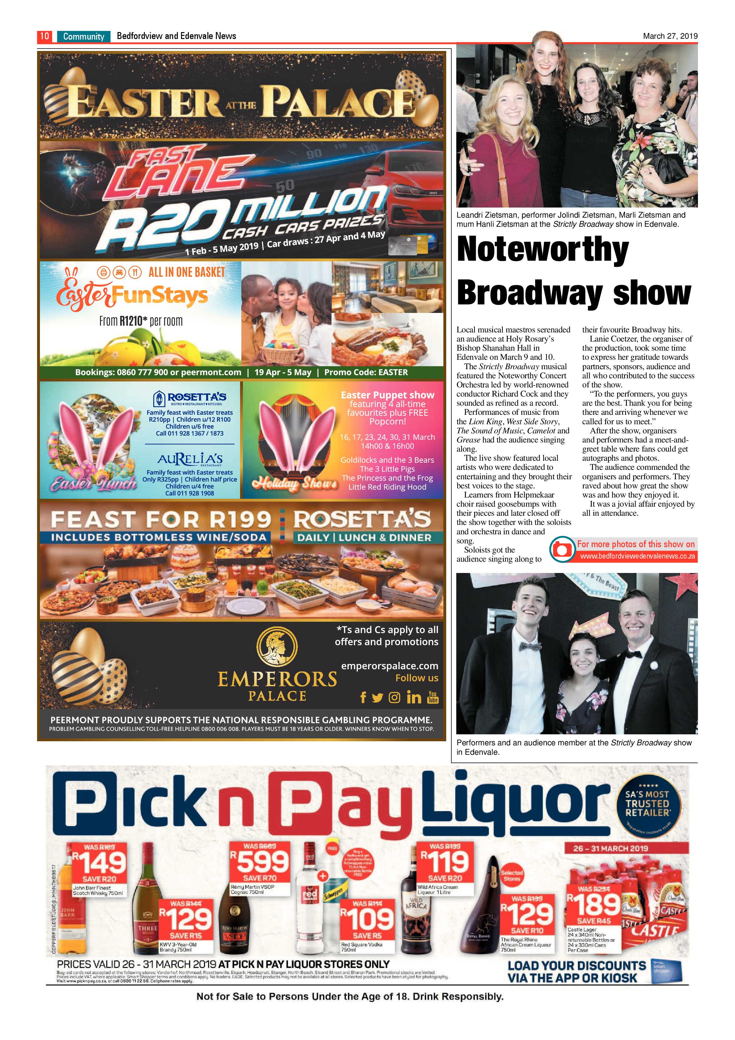 Bedfordview and Edenvale News 27 March 2019 page 10