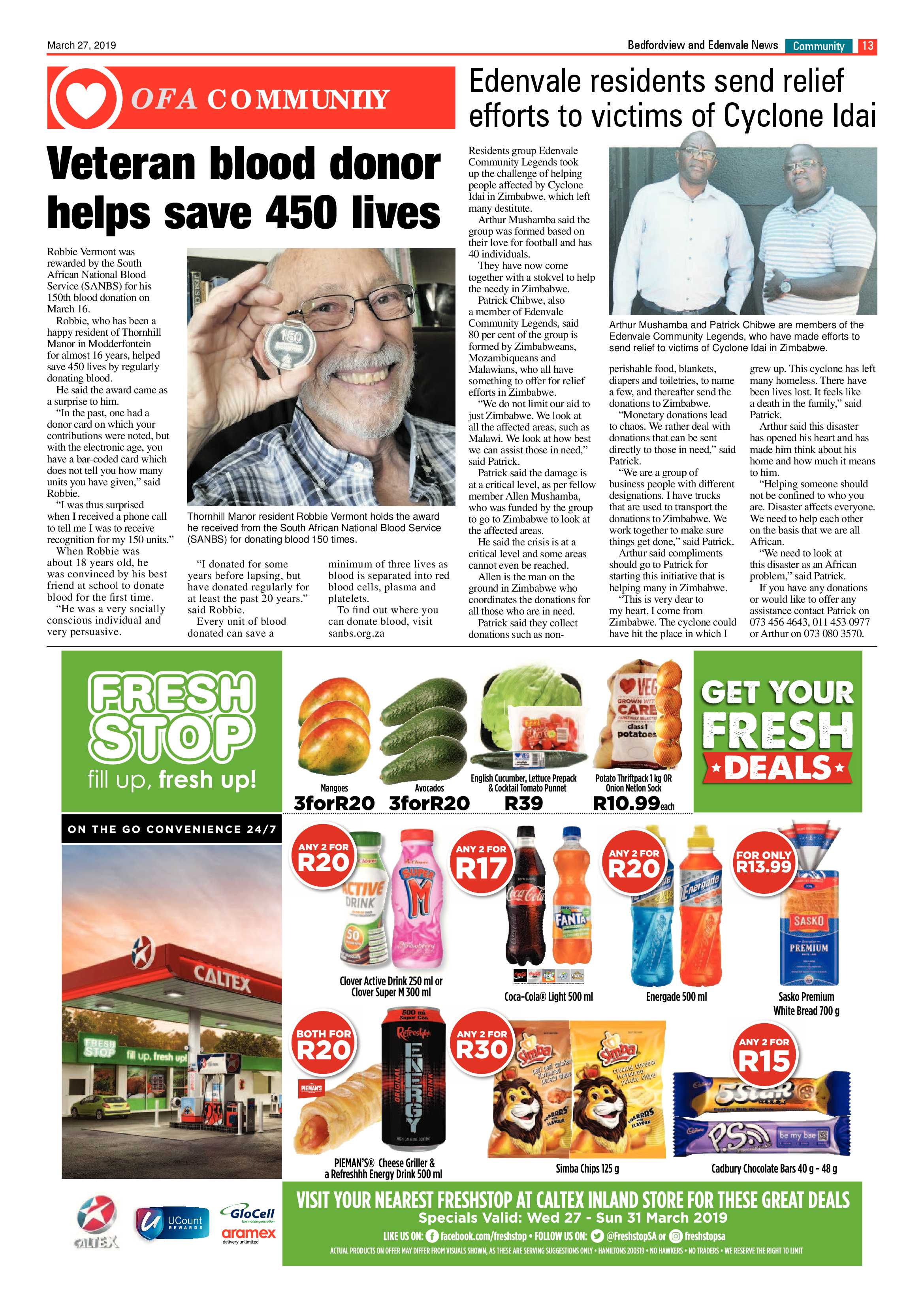 Bedfordview and Edenvale News 27 March 2019 page 13