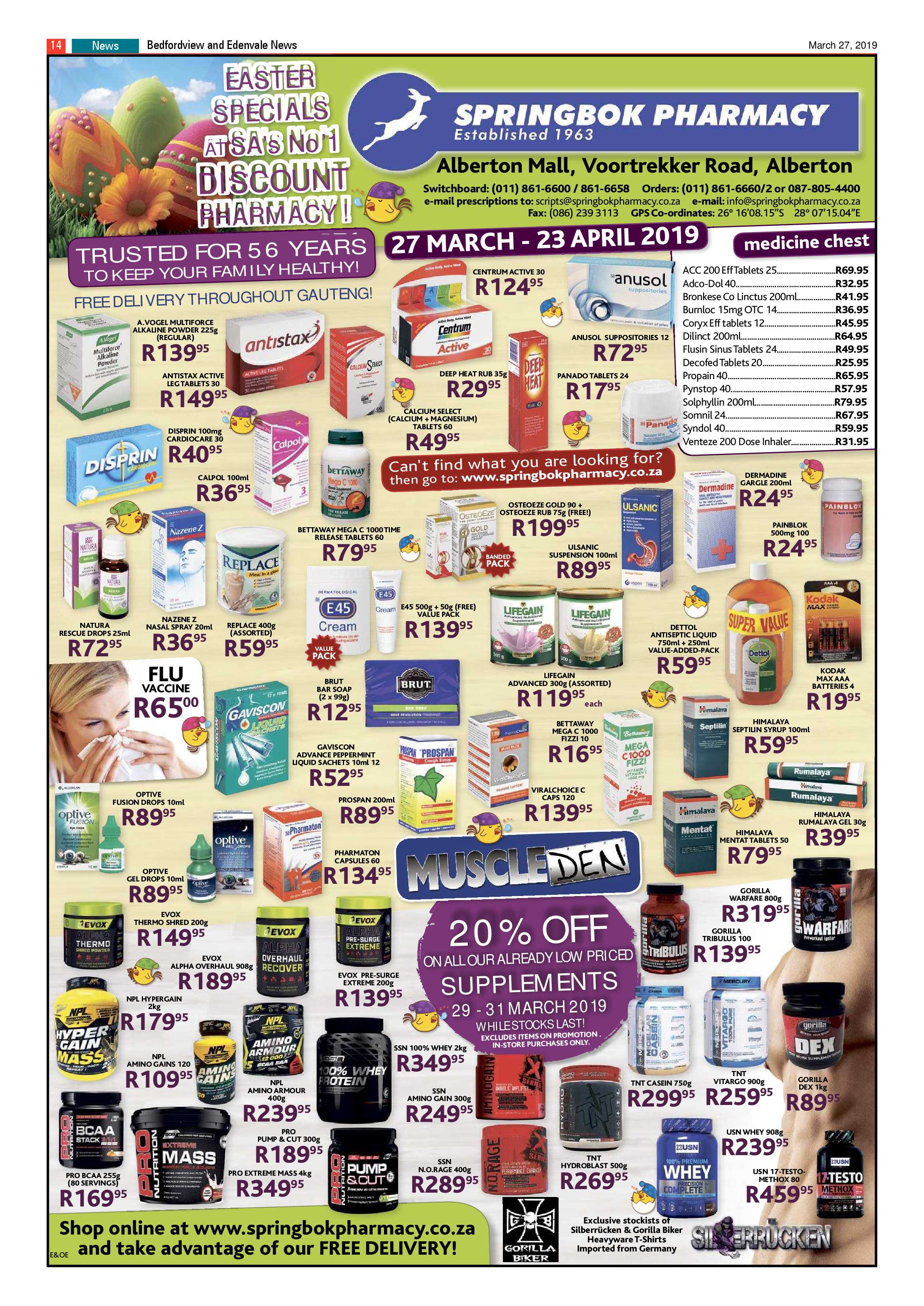 Bedfordview and Edenvale News 27 March 2019 page 14