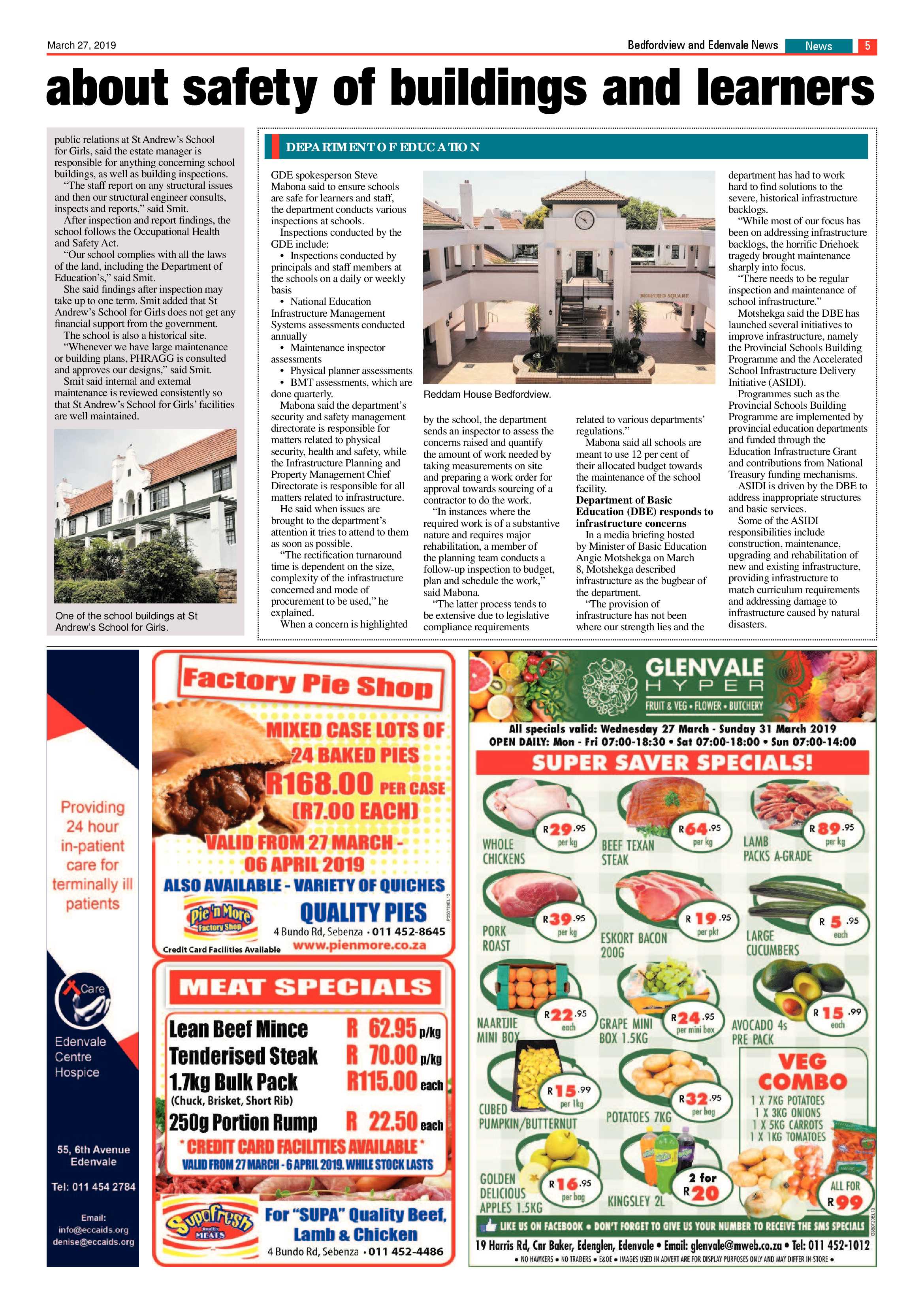 Bedfordview and Edenvale News 27 March 2019 page 5