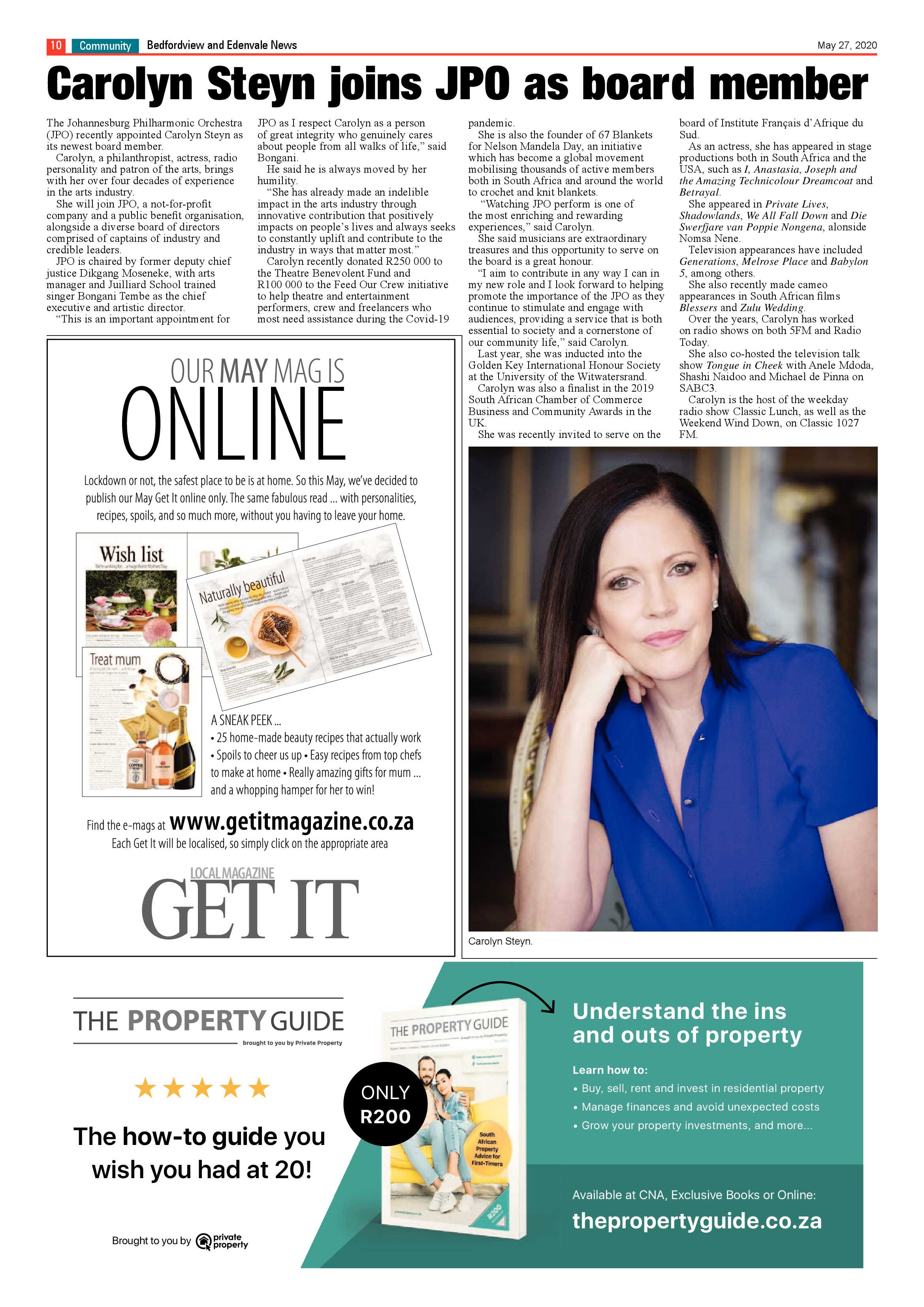 Bedfordview and Edenvale News 27 May 2020 page 10