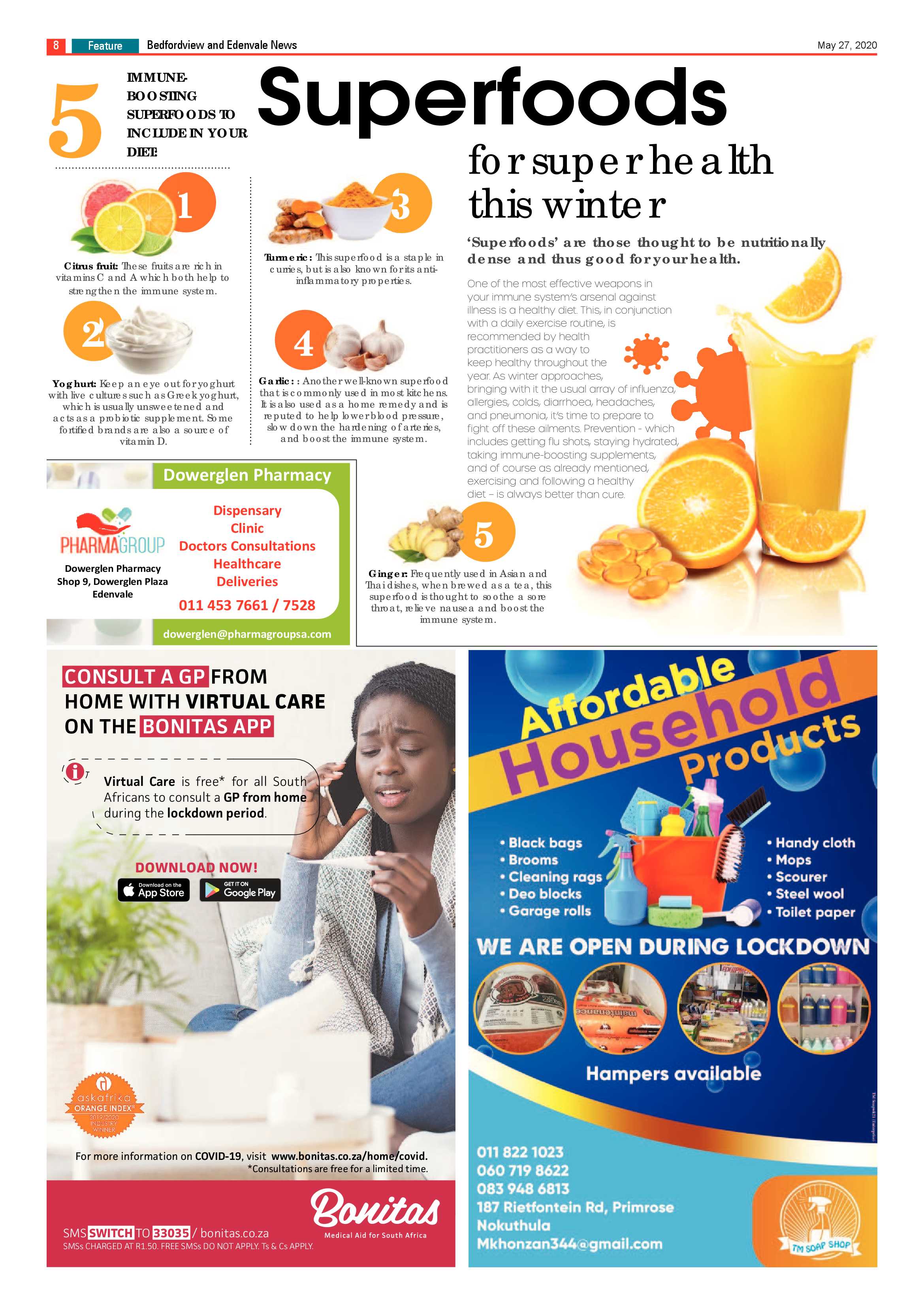 Bedfordview and Edenvale News 27 May 2020 page 8