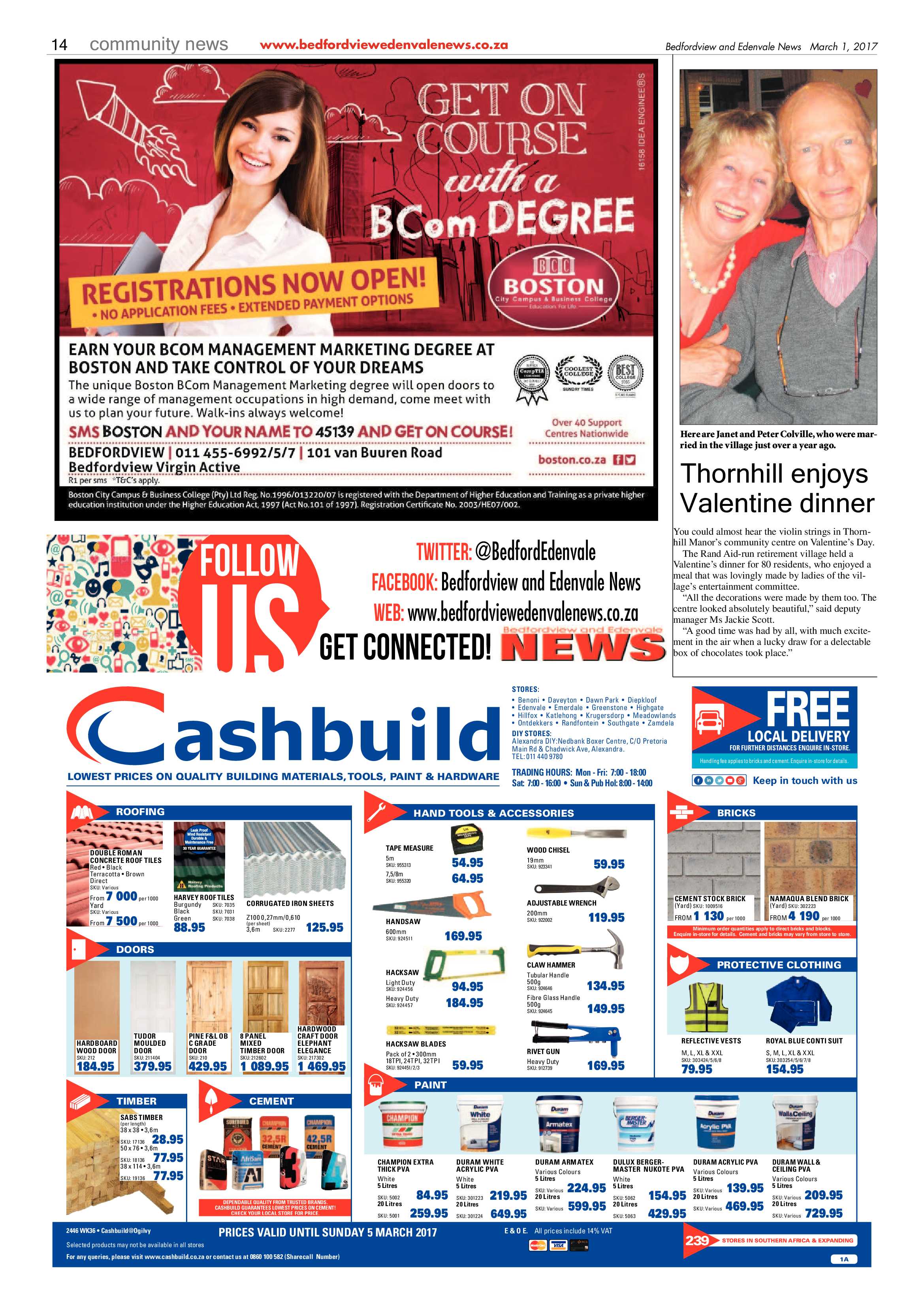 Bedfordview and Edenvale News 01 March 2017 page 14