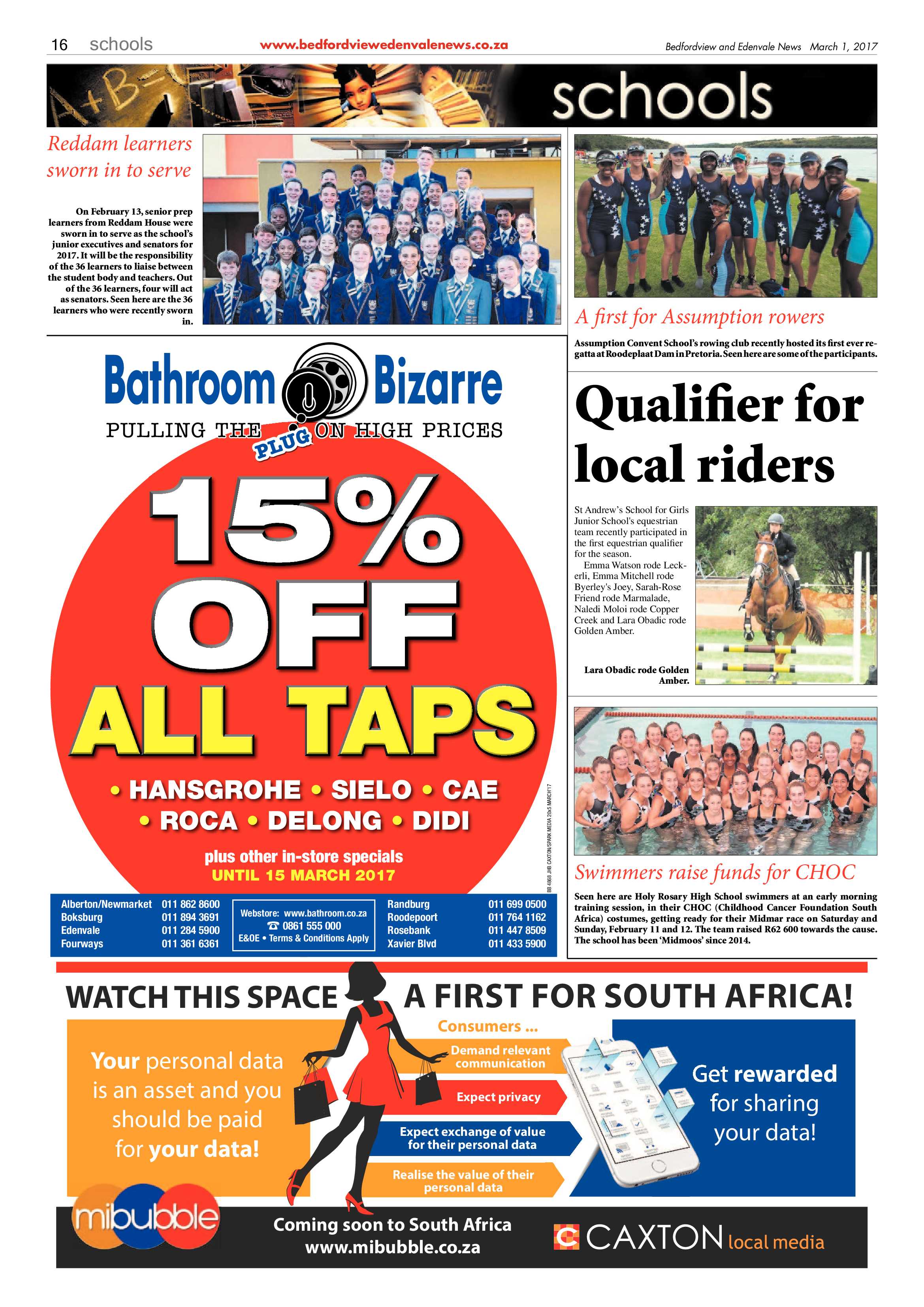 Bedfordview and Edenvale News 01 March 2017 page 16