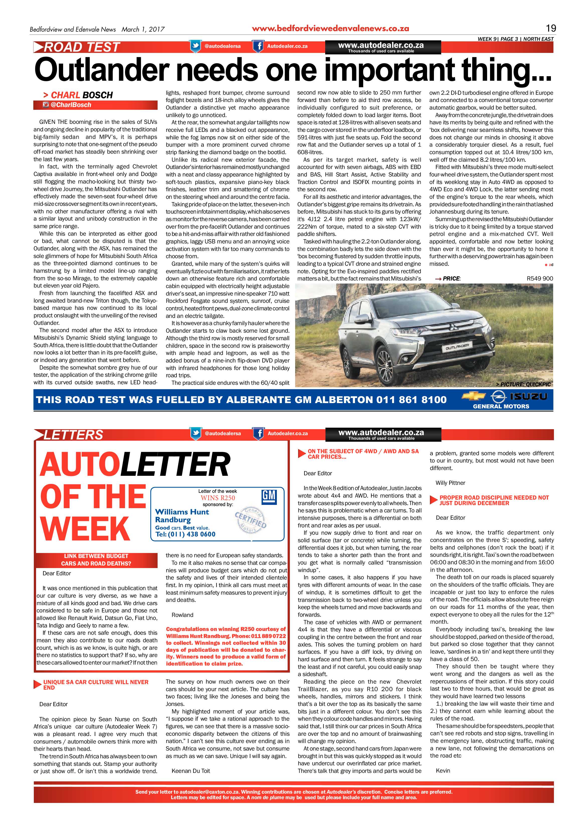 Bedfordview and Edenvale News 01 March 2017 page 19