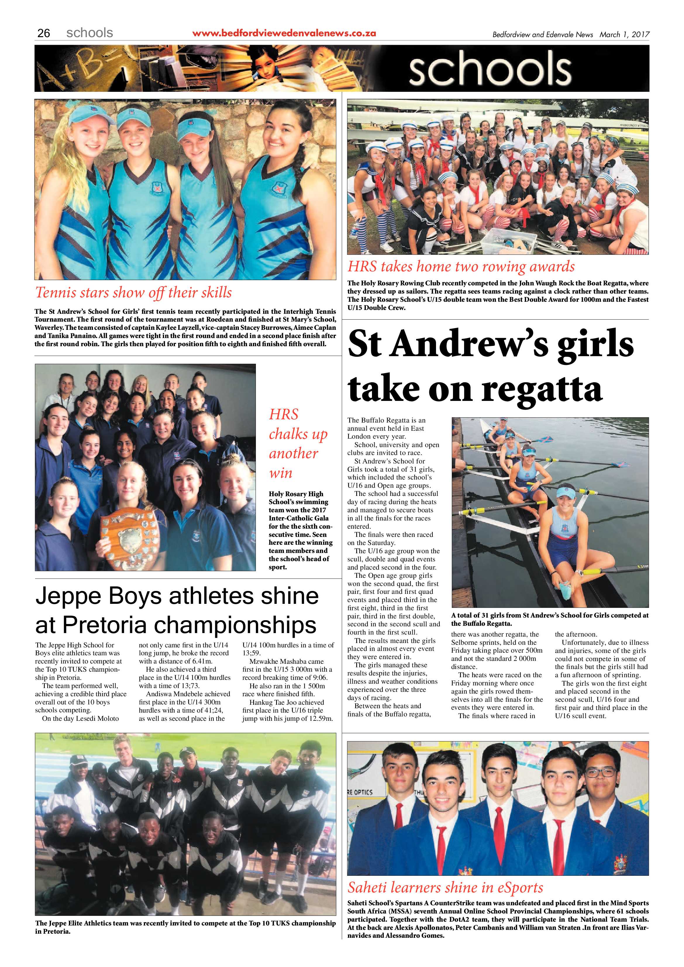 Bedfordview and Edenvale News 01 March 2017 page 26