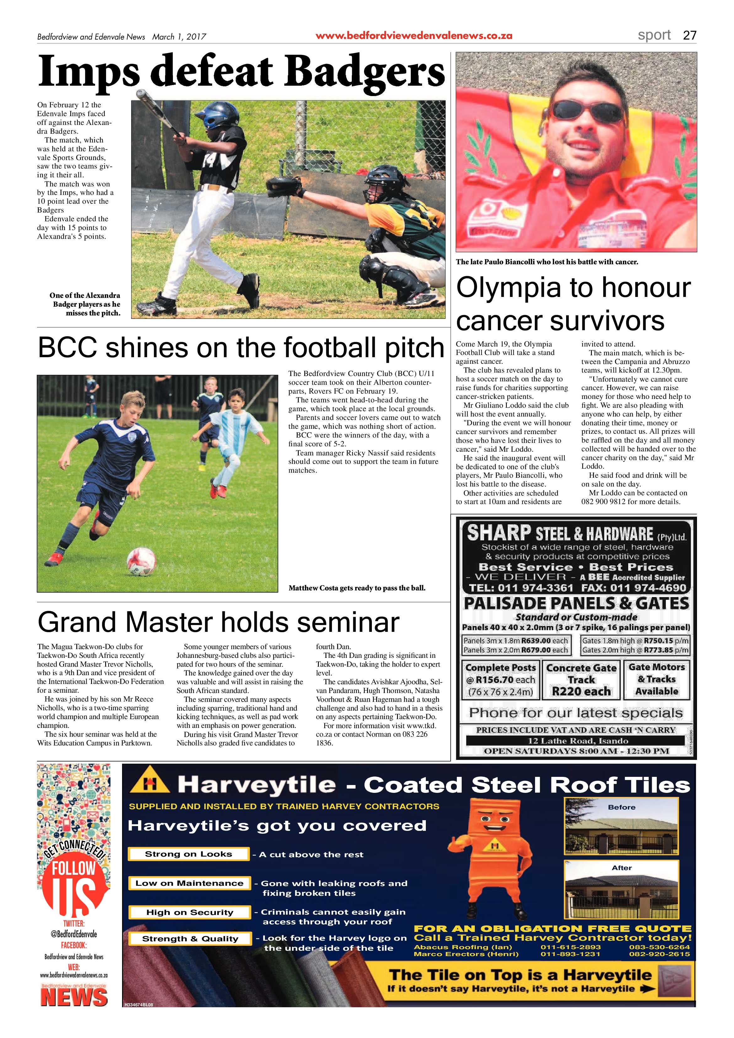 Bedfordview and Edenvale News 01 March 2017 page 27