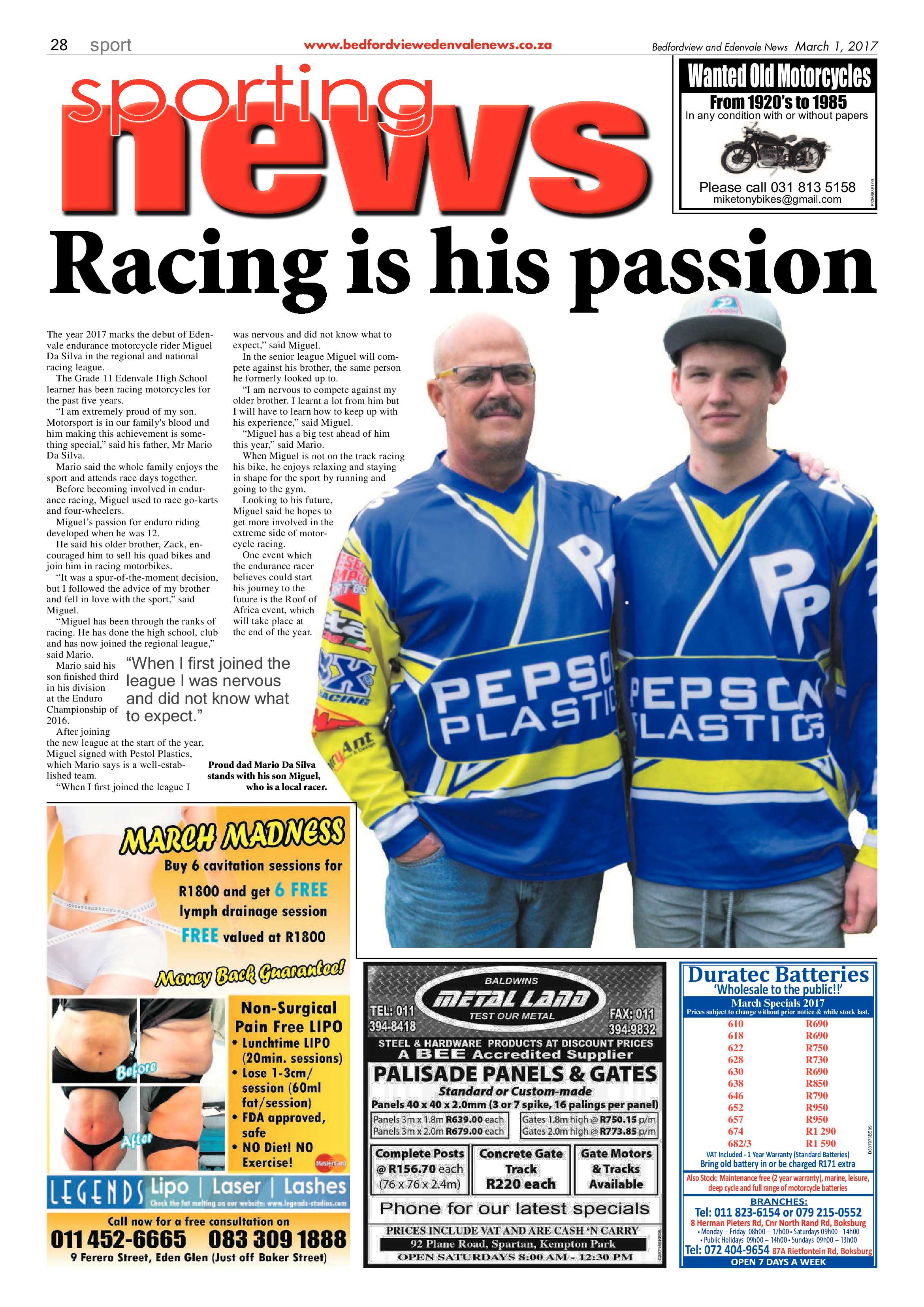 Bedfordview and Edenvale News 01 March 2017 page 28