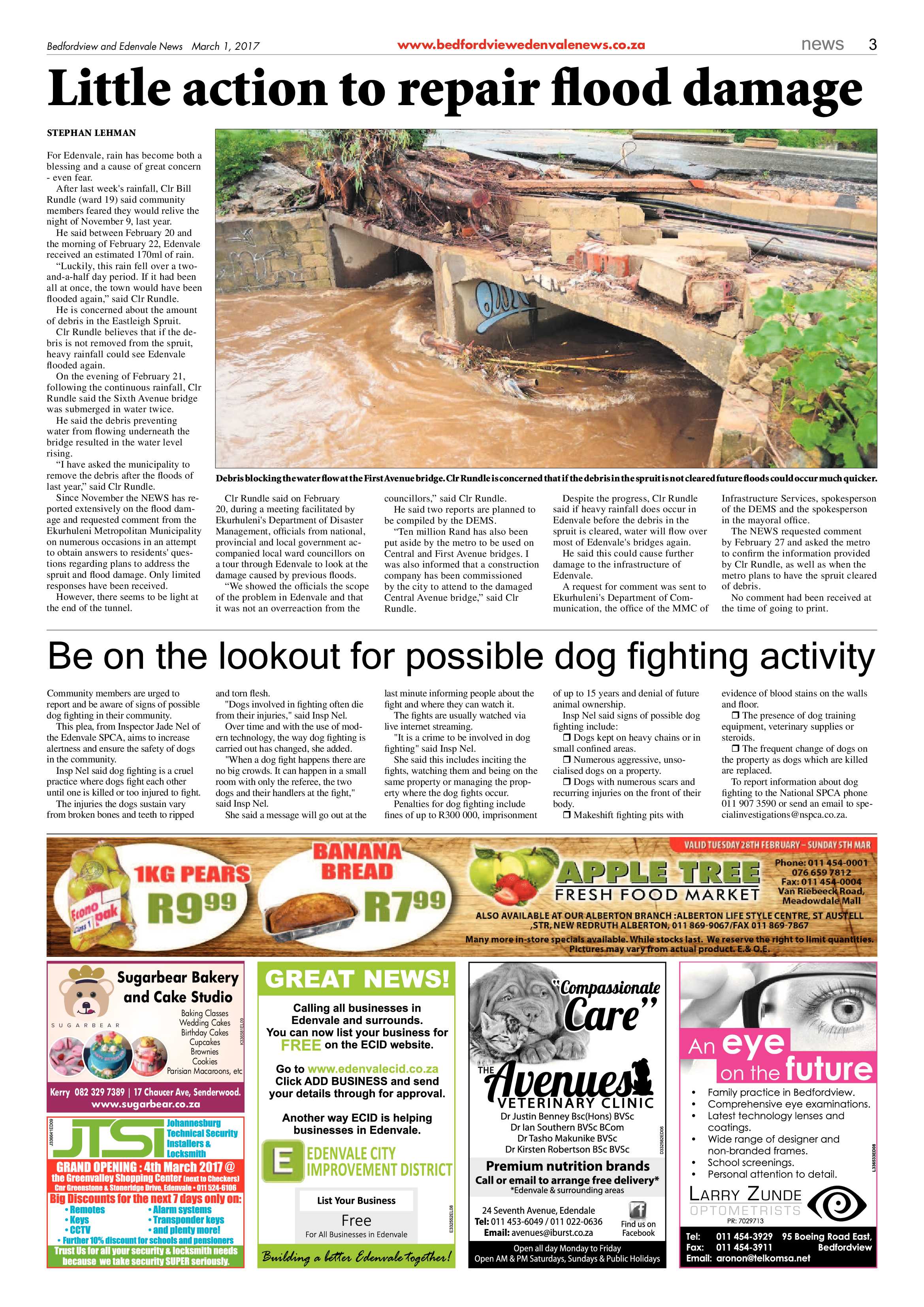 Bedfordview and Edenvale News 01 March 2017 page 3