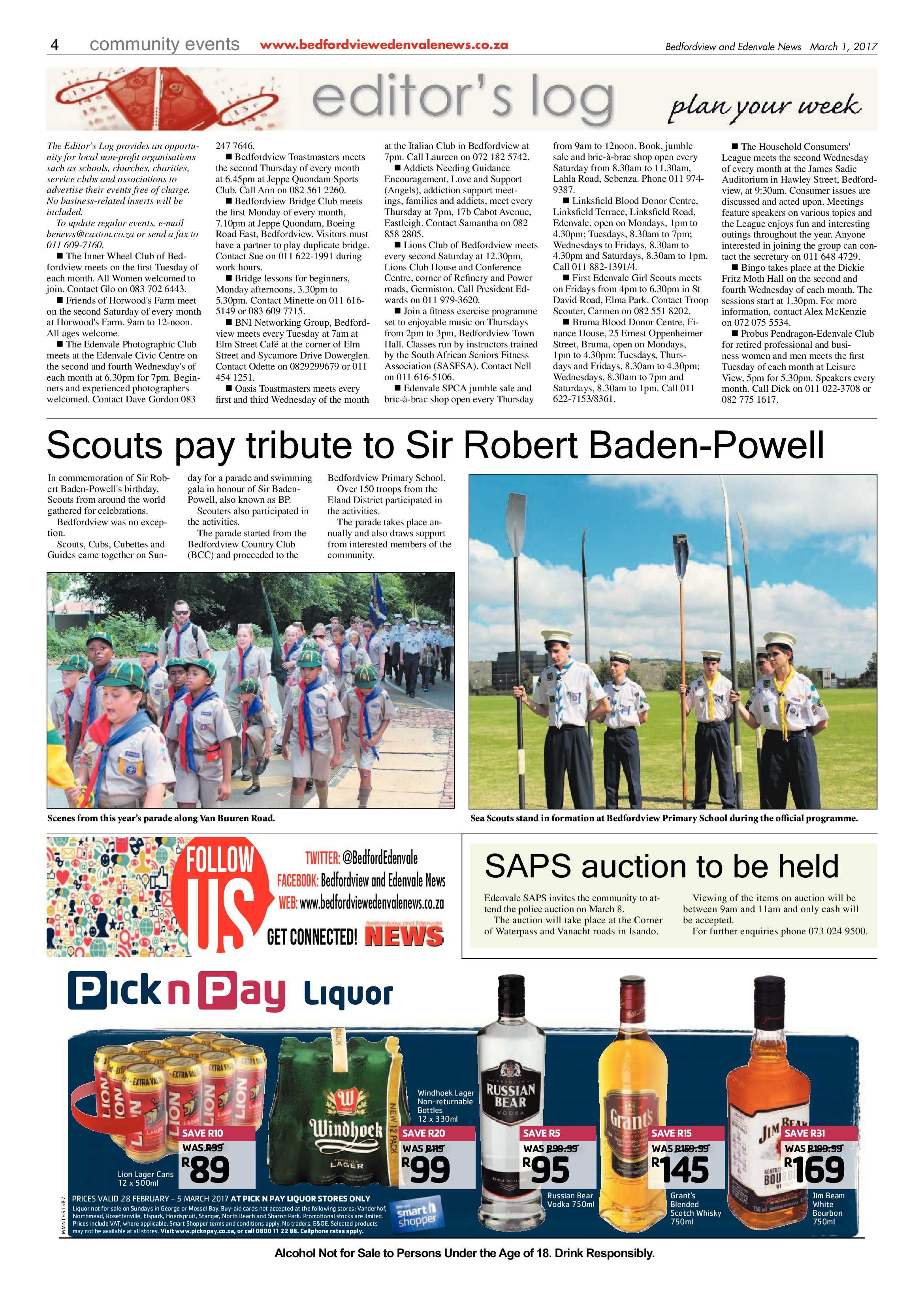 Bedfordview and Edenvale News 01 March 2017 page 4