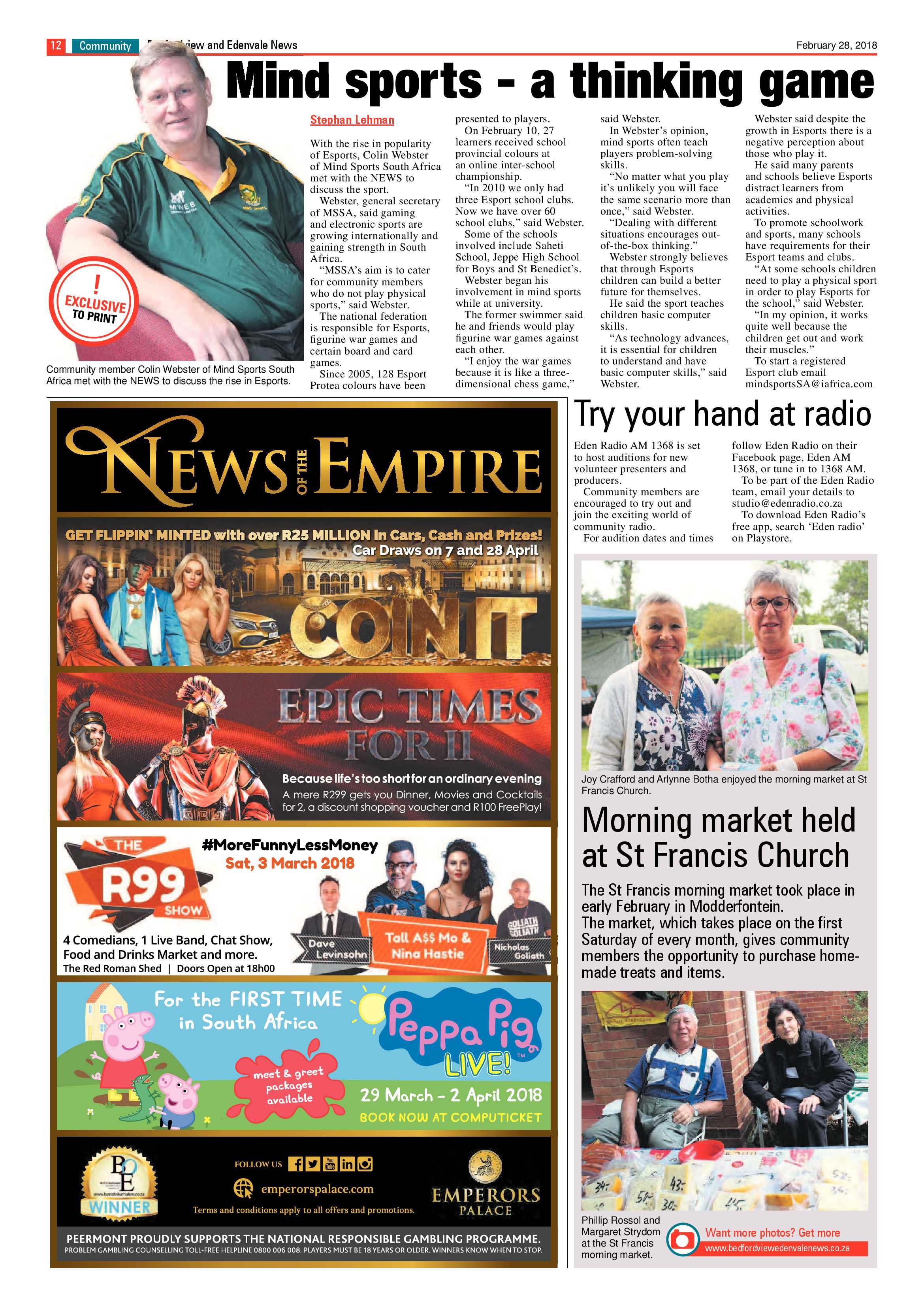 Bedfordview and Edenvale News 28 February 2018 page 12
