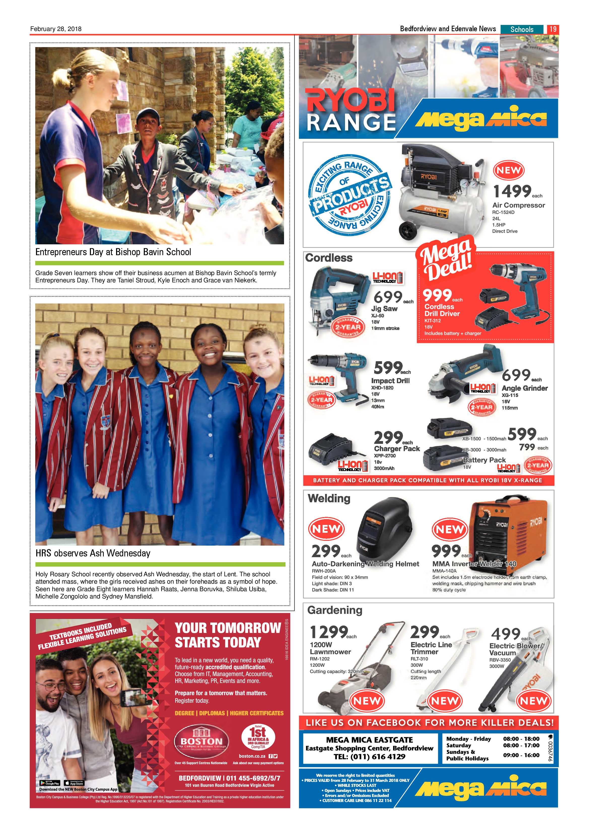 Bedfordview and Edenvale News 28 February 2018 page 19