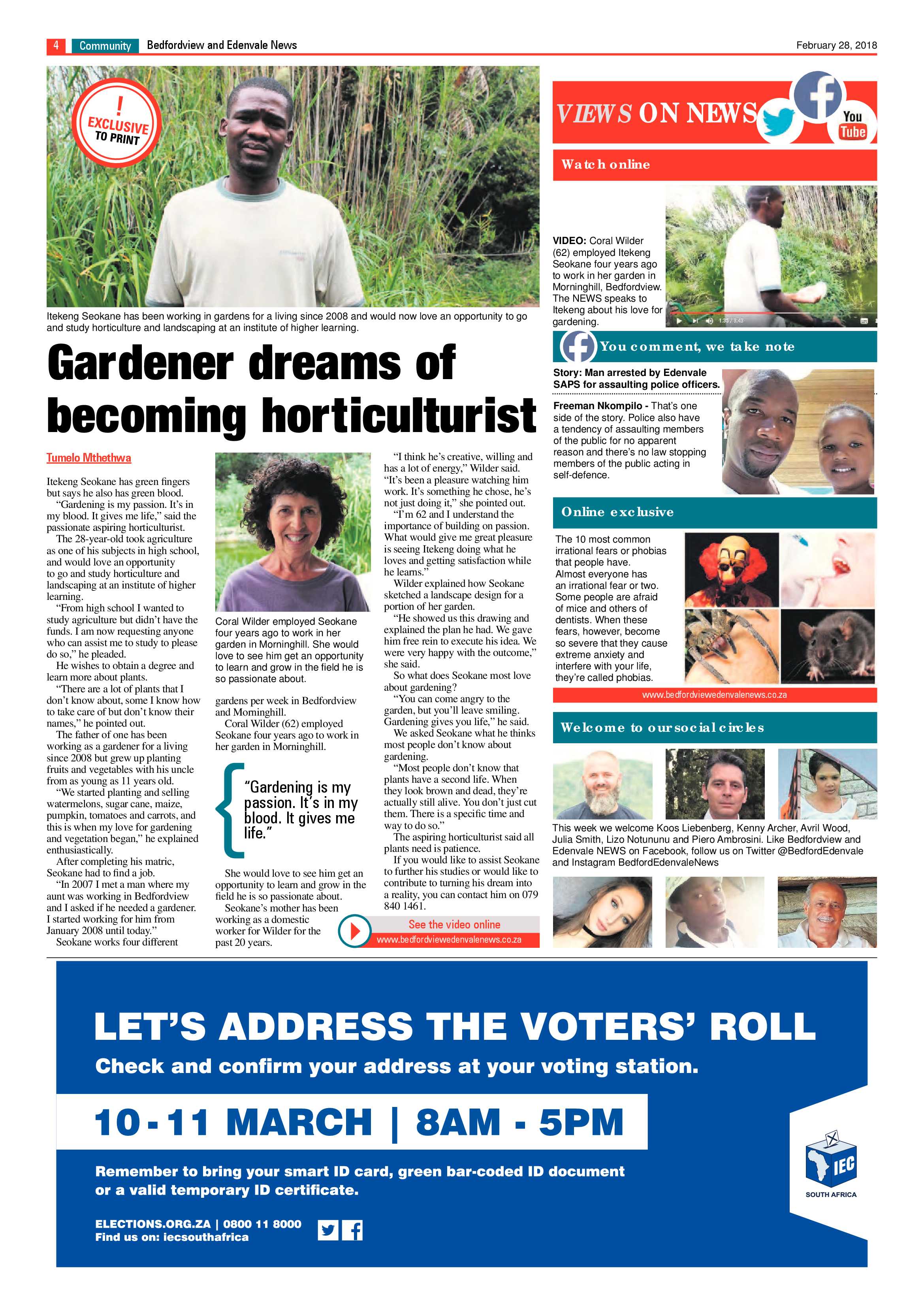 Bedfordview and Edenvale News 28 February 2018 page 4