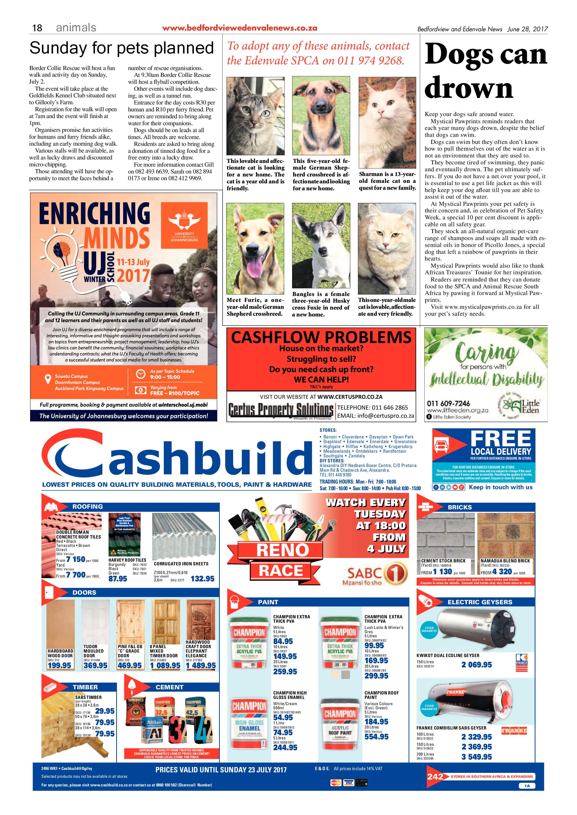 Bedfordview and Edenvale News 28 June 2017 page 18