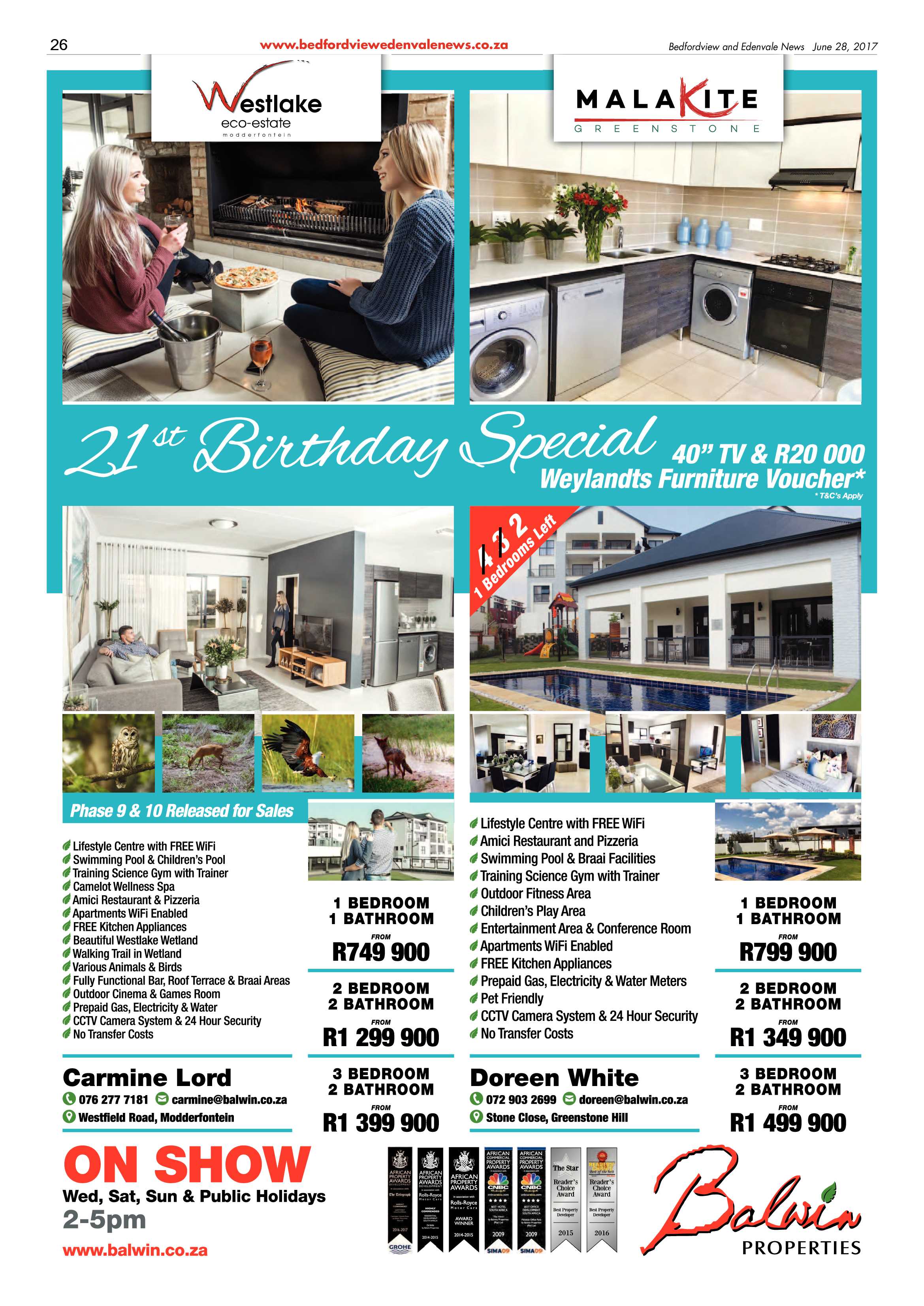 Bedfordview and Edenvale News 28 June 2017 page 26