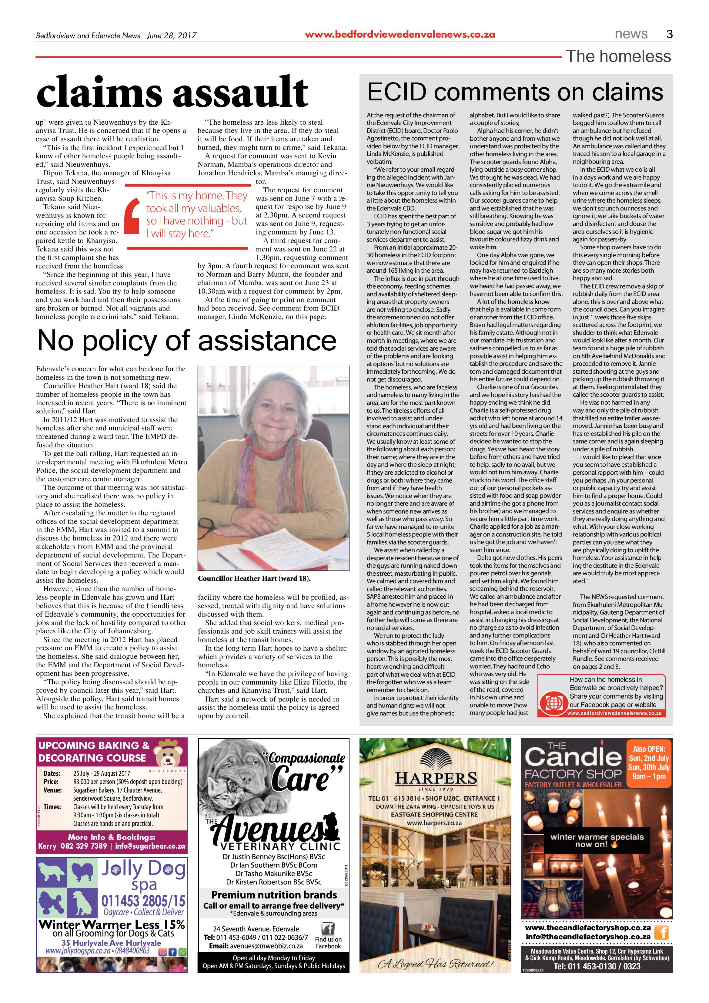 Bedfordview and Edenvale News 28 June 2017 page 3