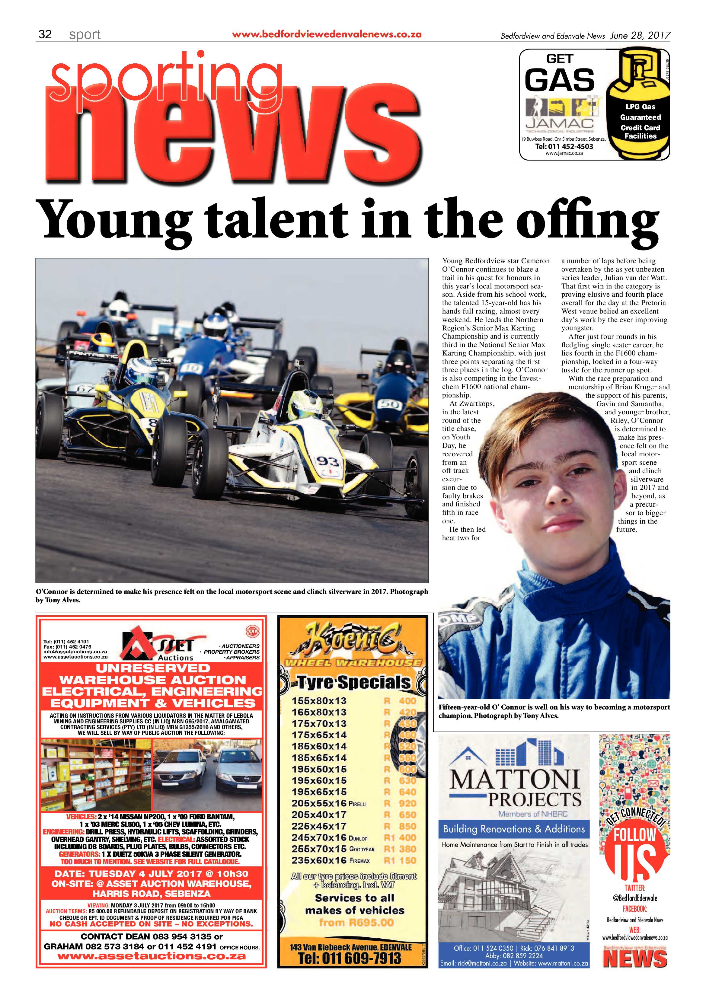 Bedfordview and Edenvale News 28 June 2017 page 32
