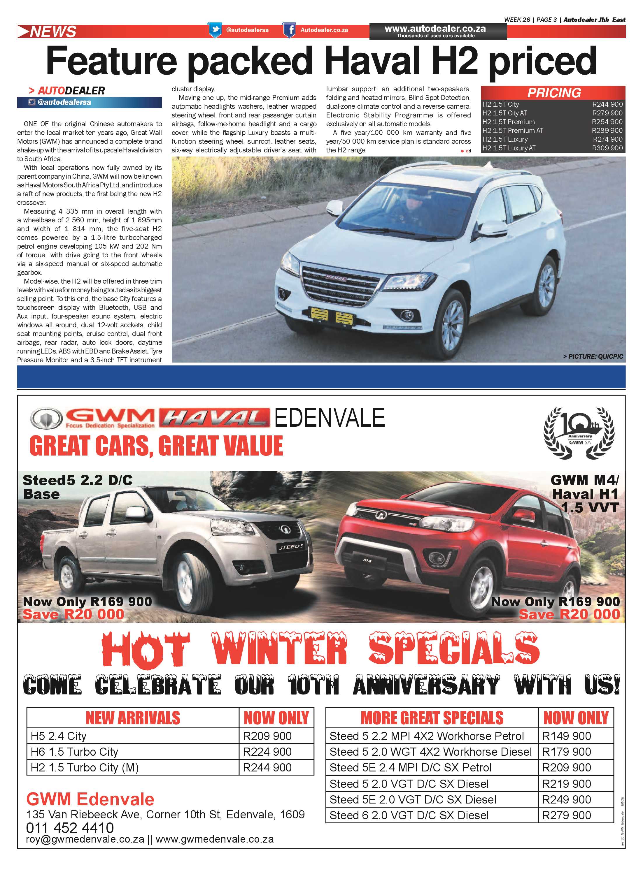 Bedfordview and Edenvale News 28 June 2017 page 35