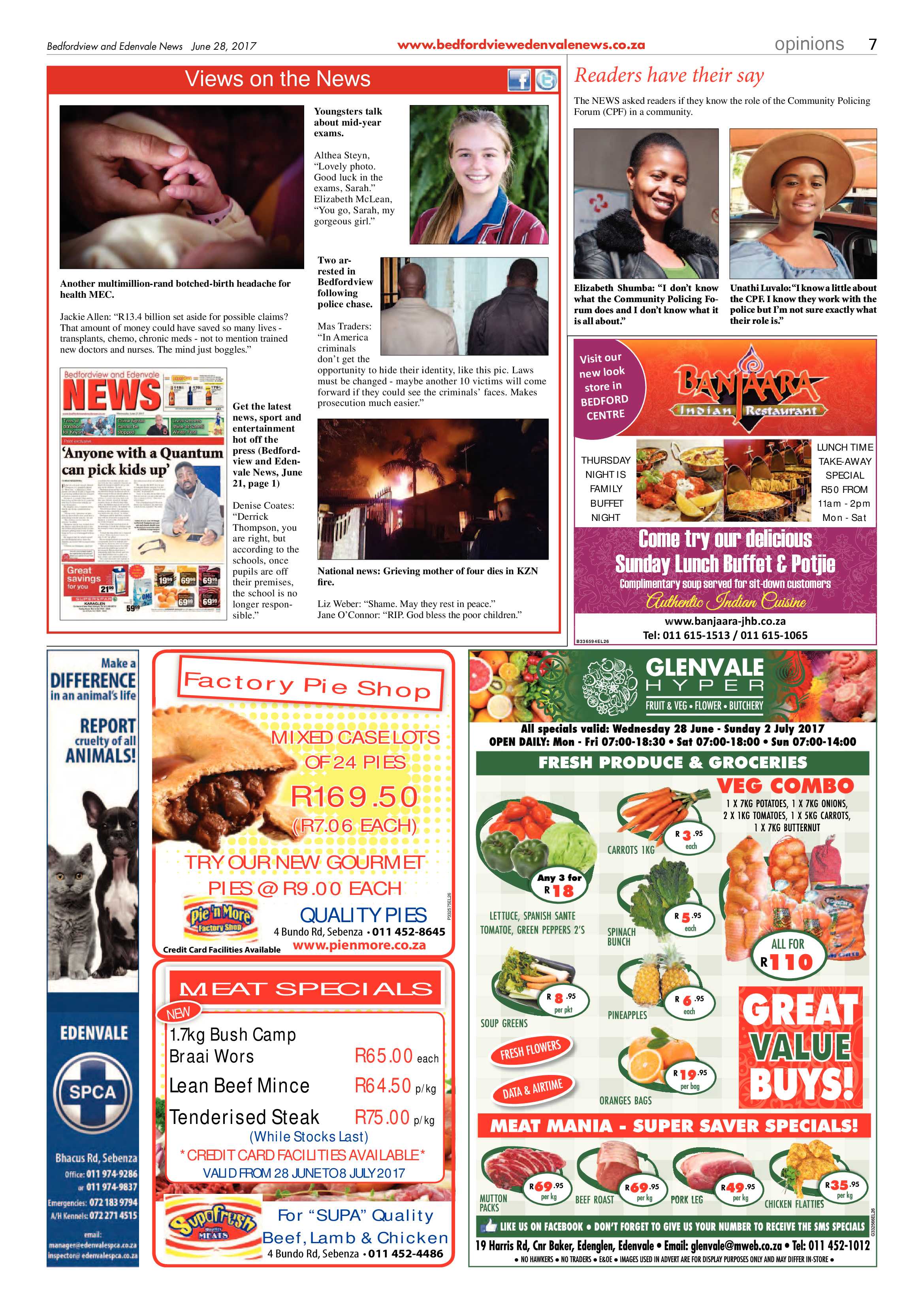 Bedfordview and Edenvale News 28 June 2017 page 7