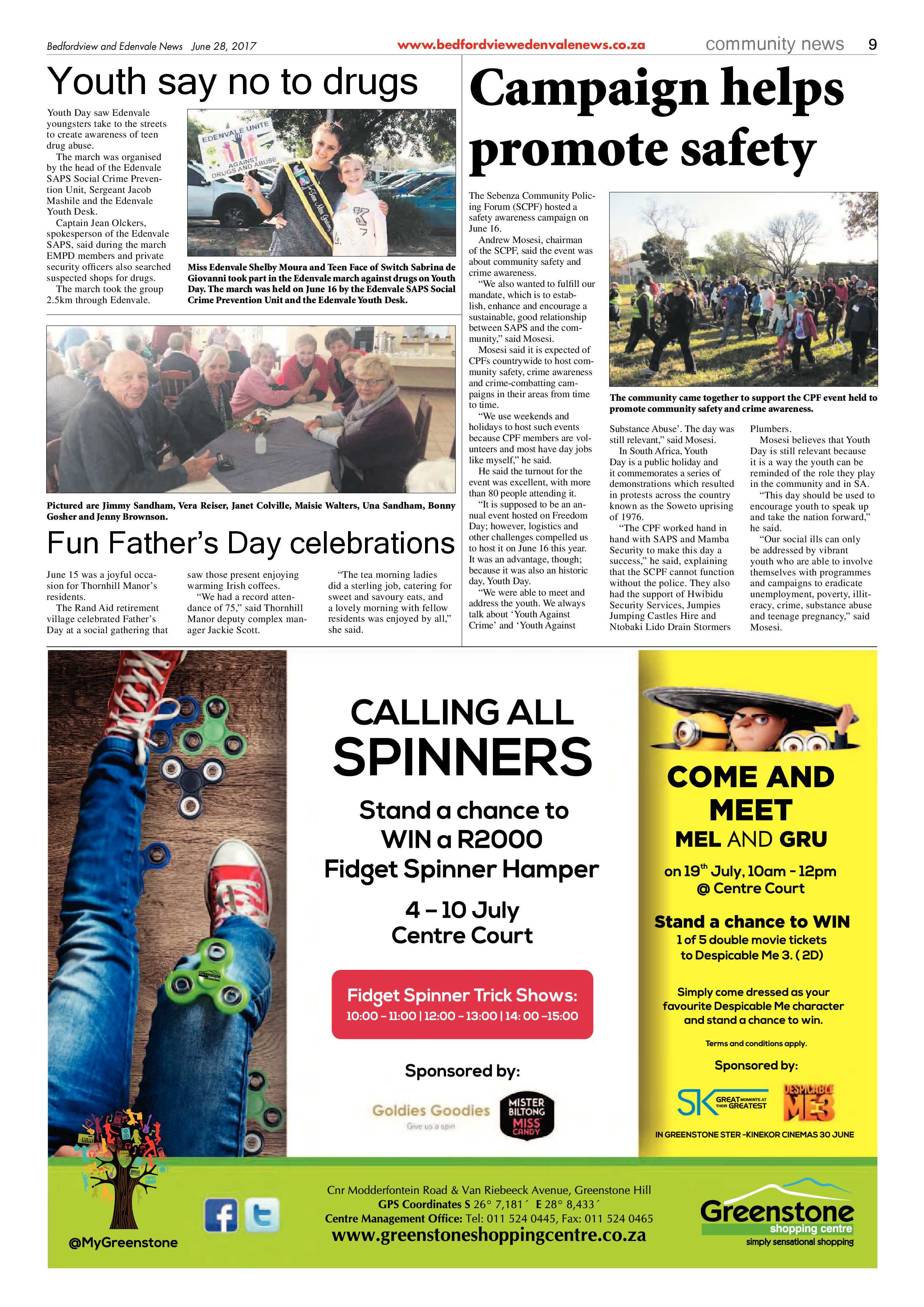 Bedfordview and Edenvale News 28 June 2017 page 9