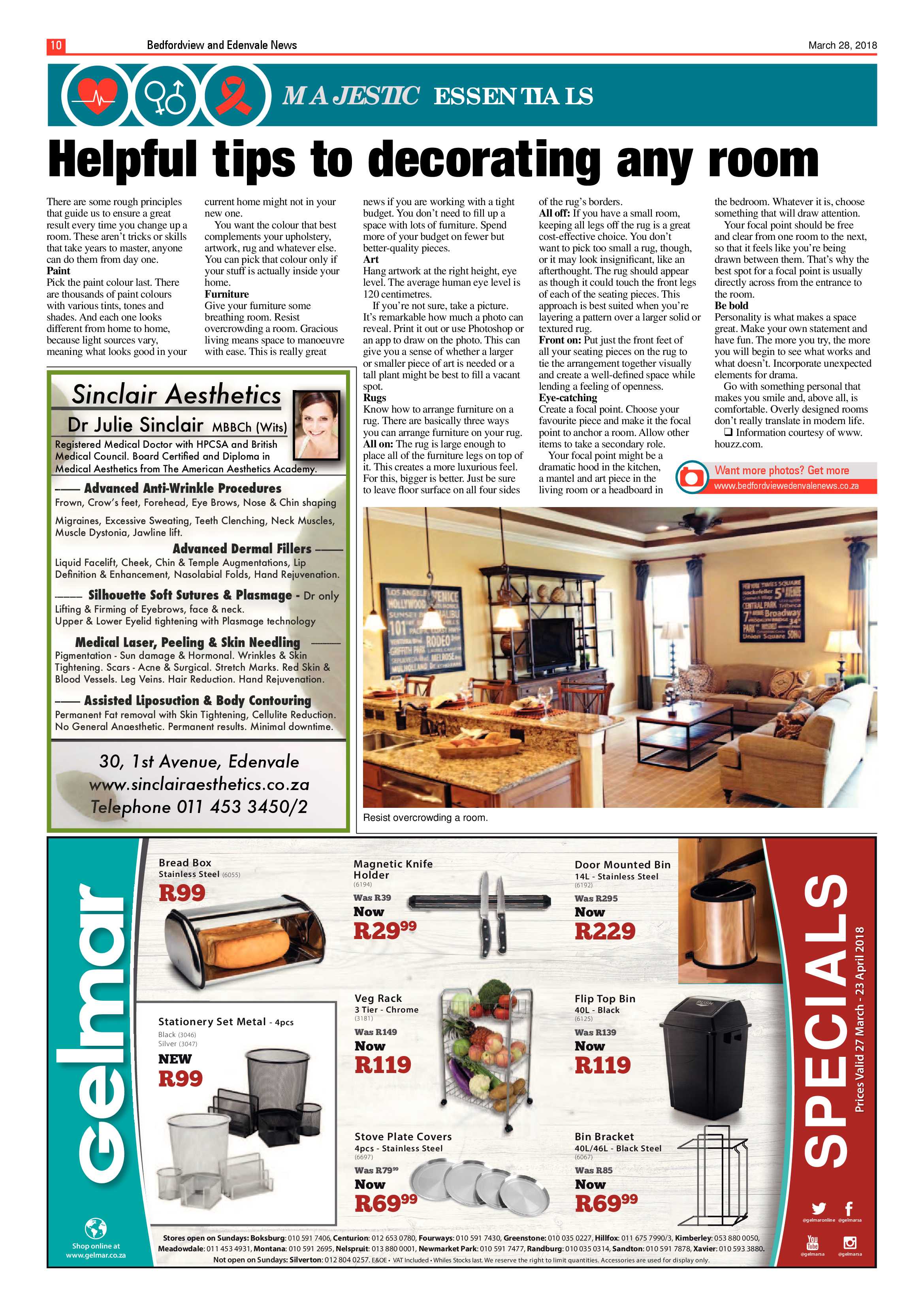 Bedfordview and Edenvale News 28 March 2018 page 10