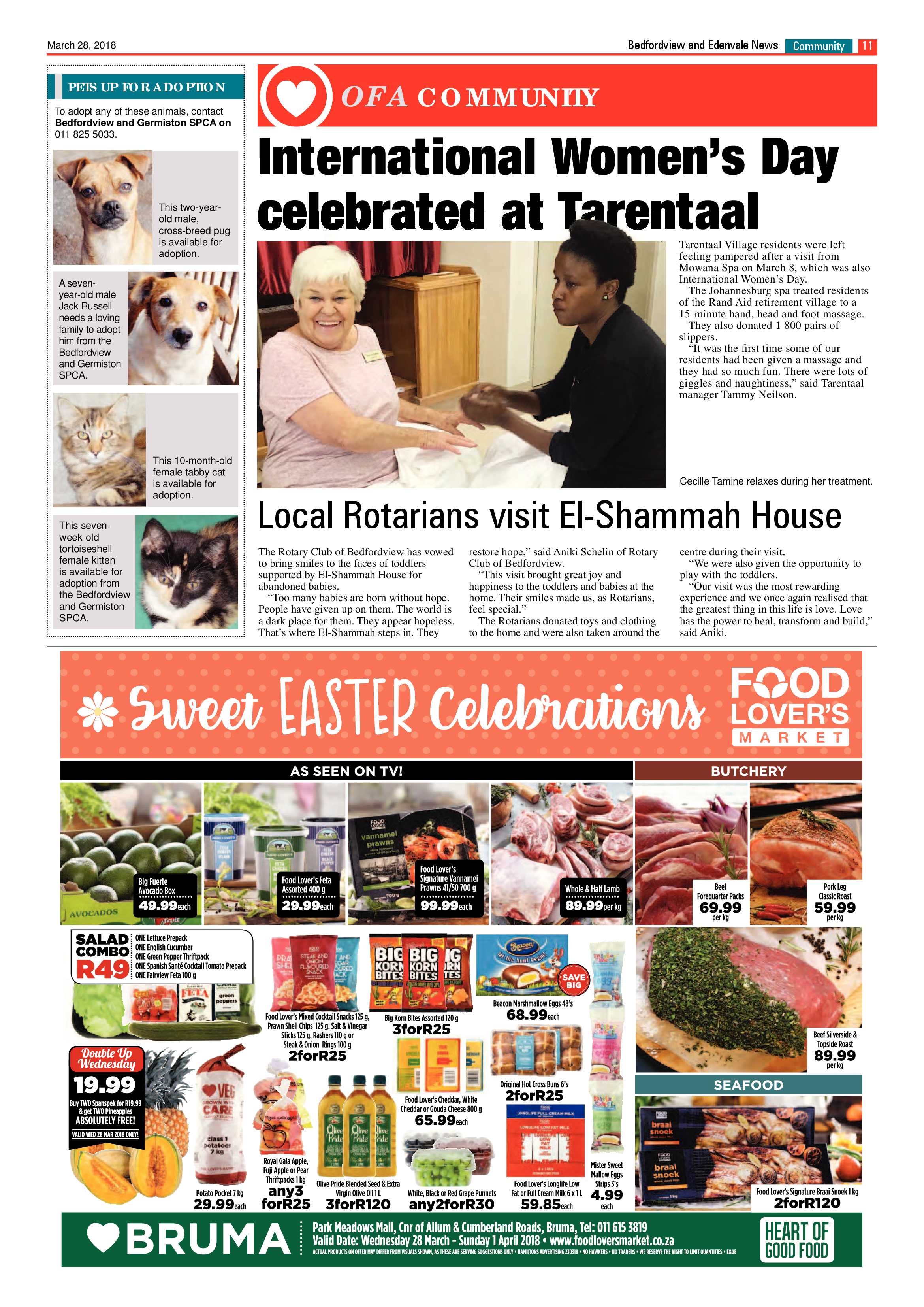 Bedfordview and Edenvale News 28 March 2018 page 11