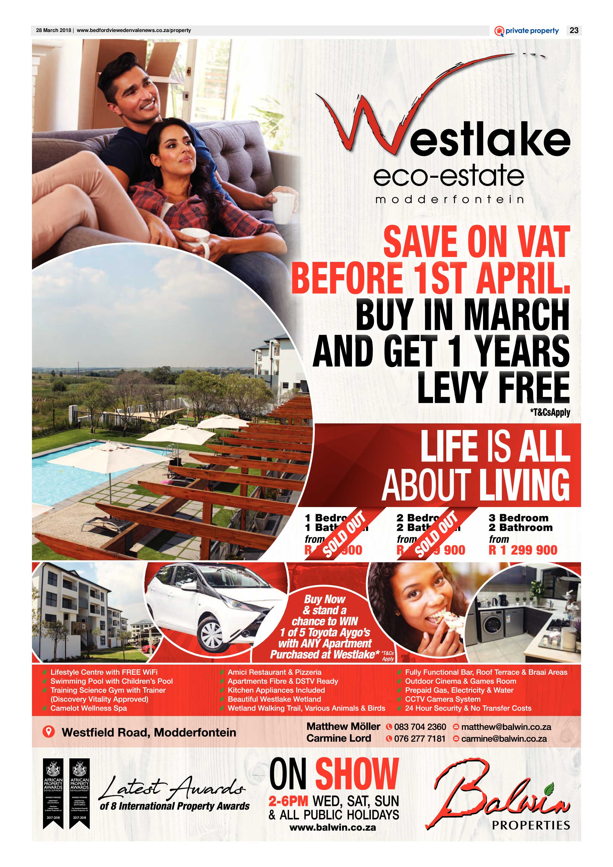 Bedfordview and Edenvale News 28 March 2018 page 23