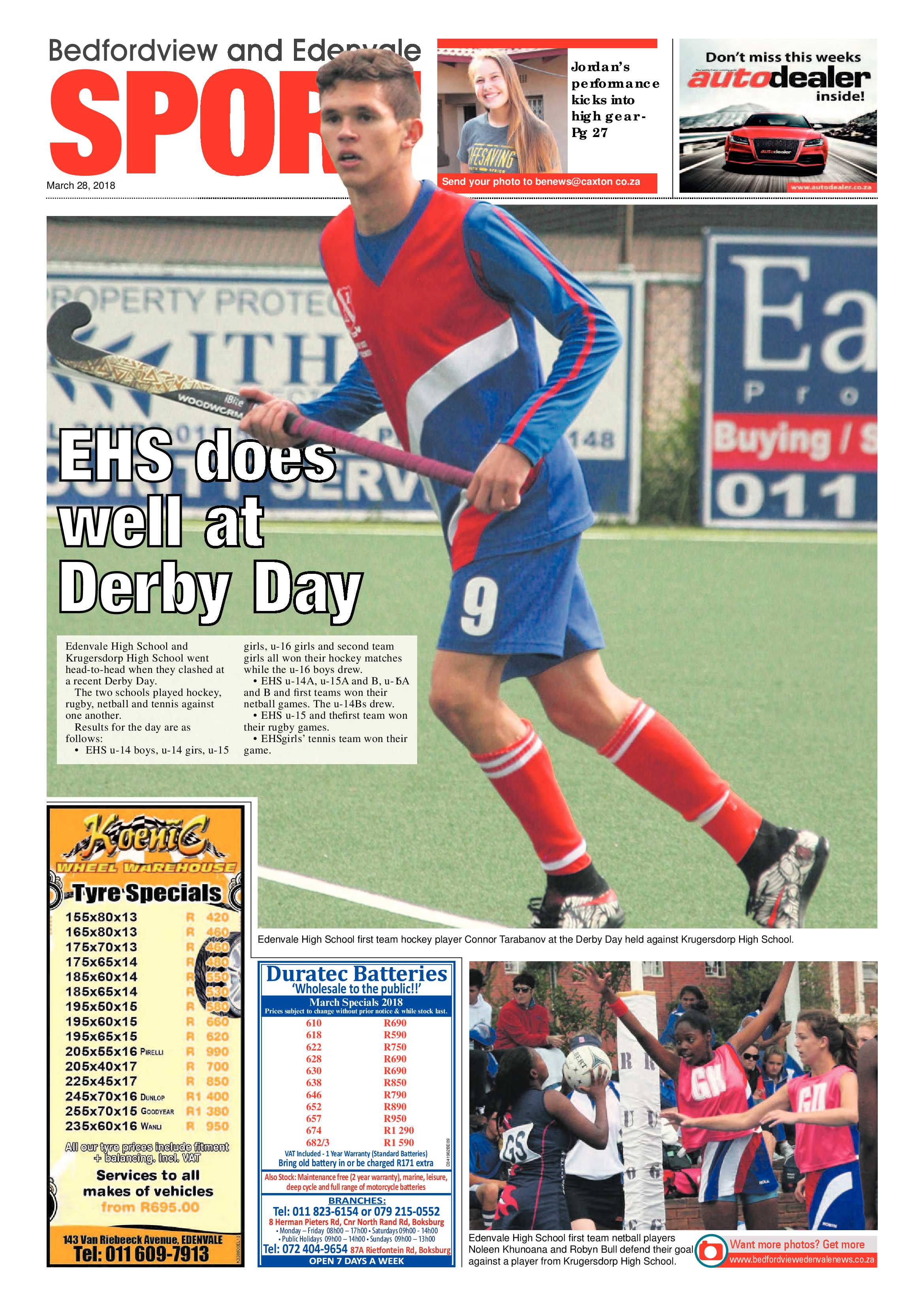 Bedfordview and Edenvale News 28 March 2018 page 28
