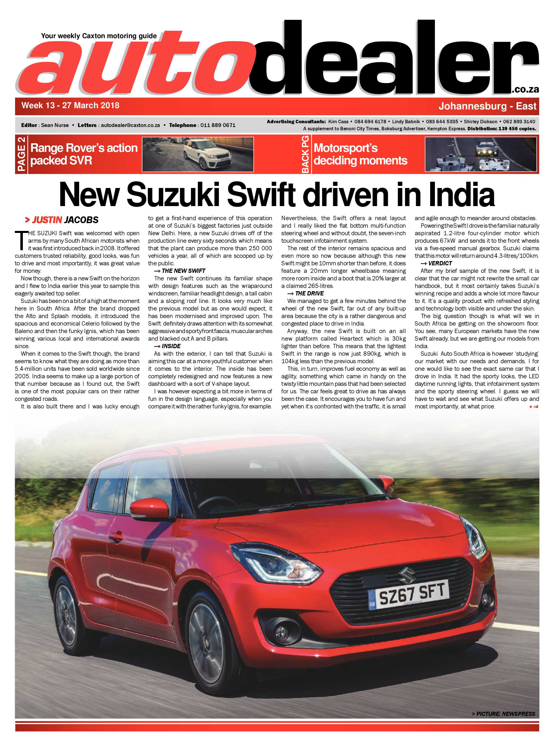 Bedfordview and Edenvale News 28 March 2018 page 29