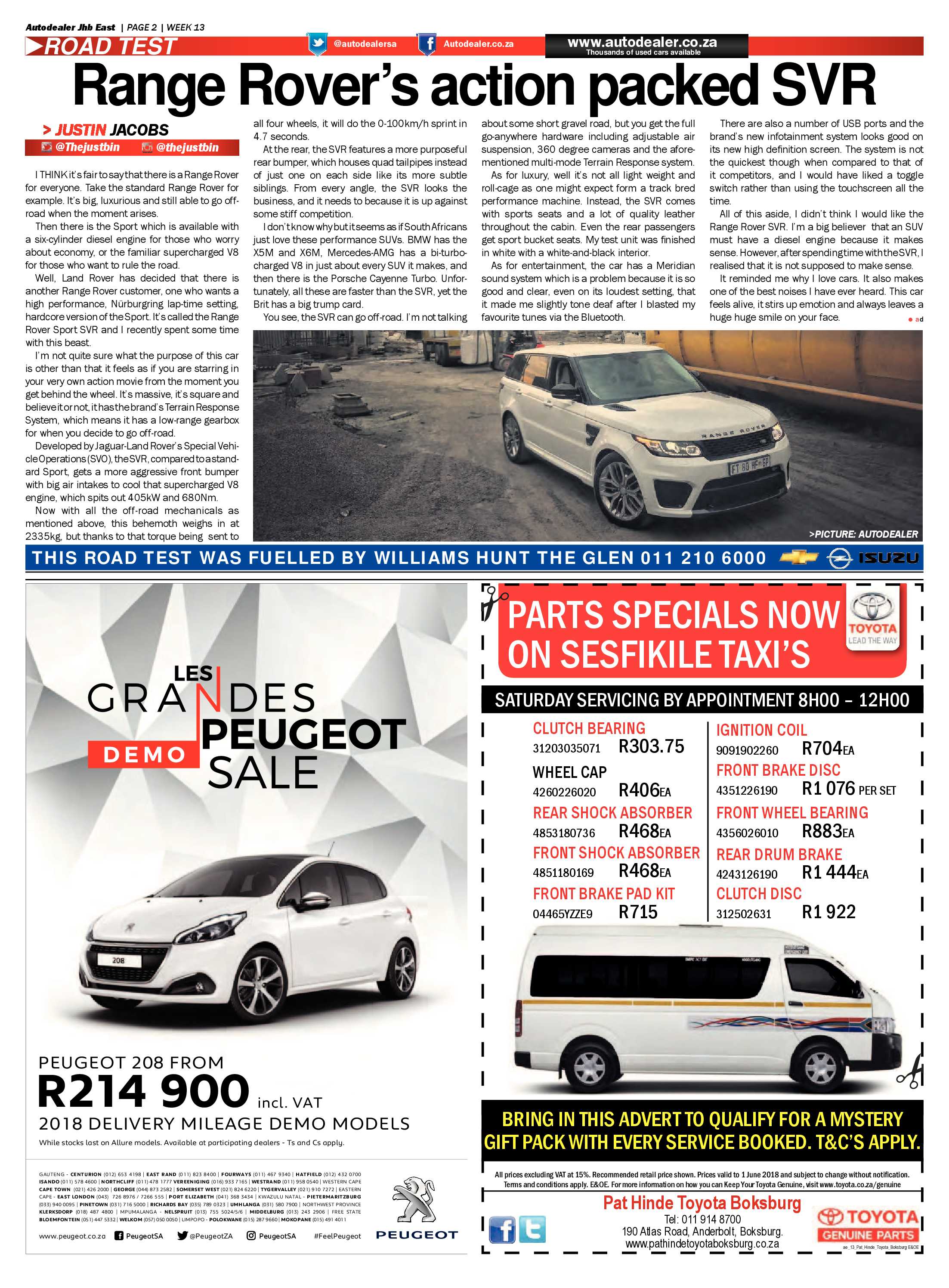 Bedfordview and Edenvale News 28 March 2018 page 30