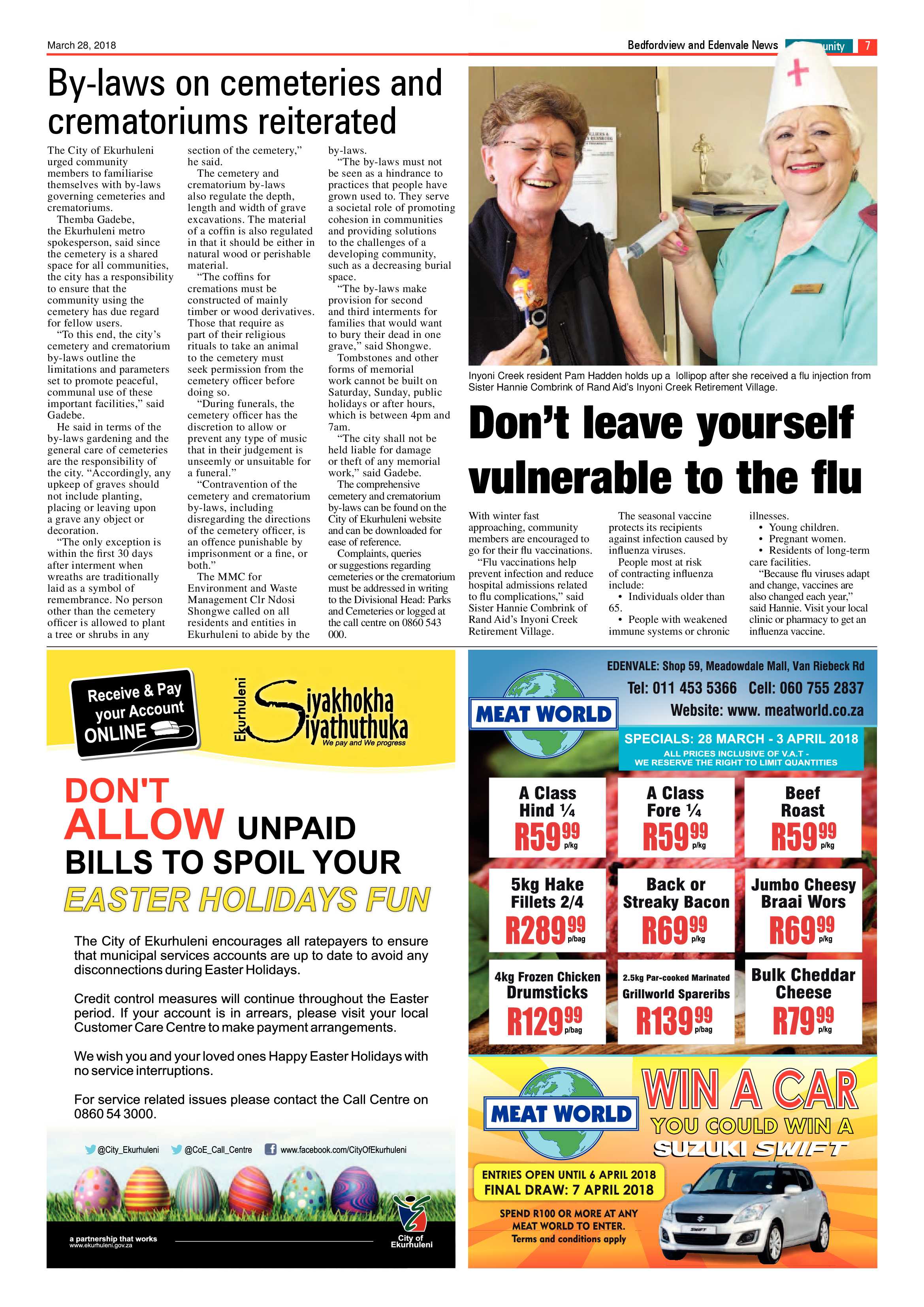Bedfordview and Edenvale News 28 March 2018 page 7