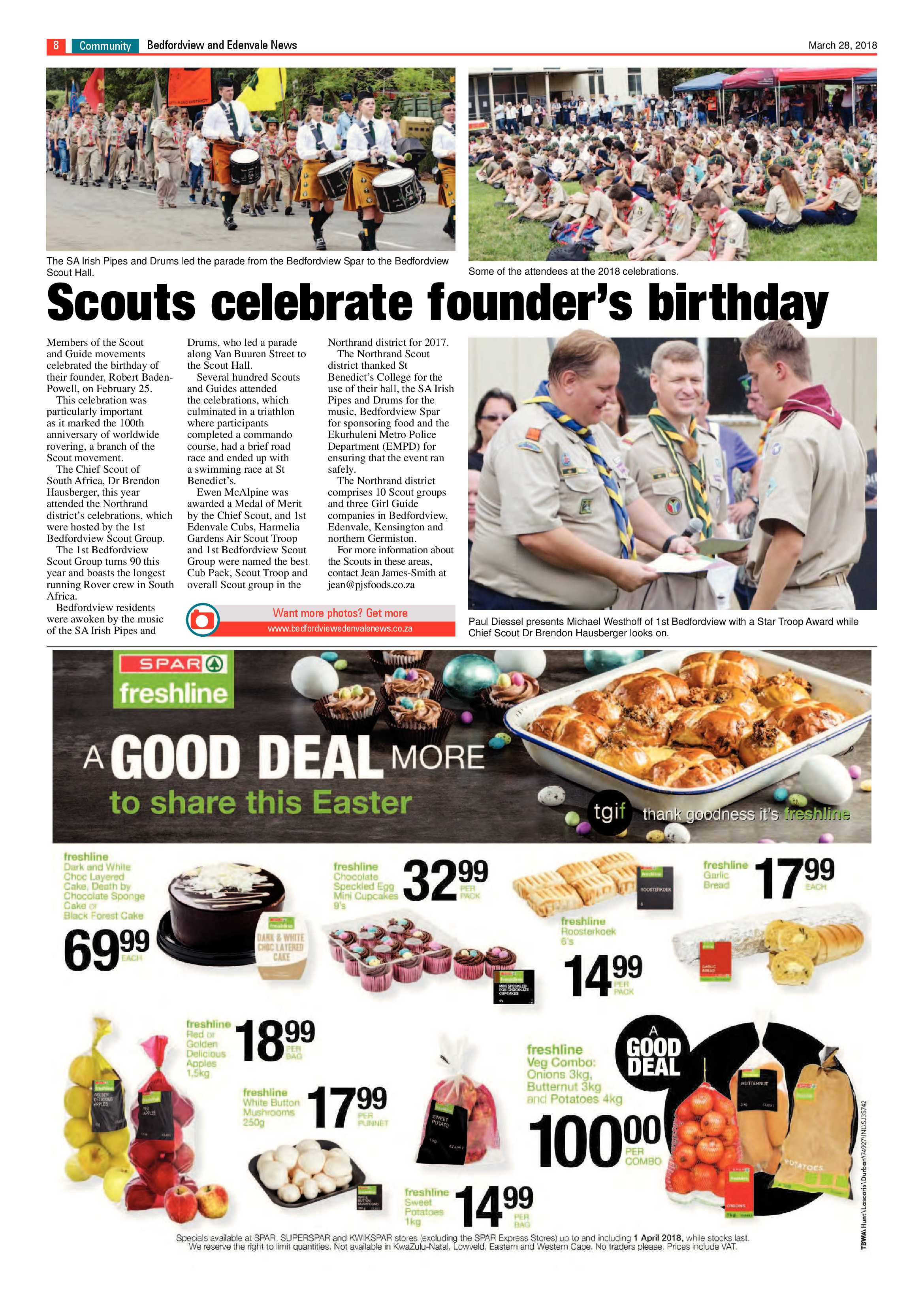 Bedfordview and Edenvale News 28 March 2018 page 8