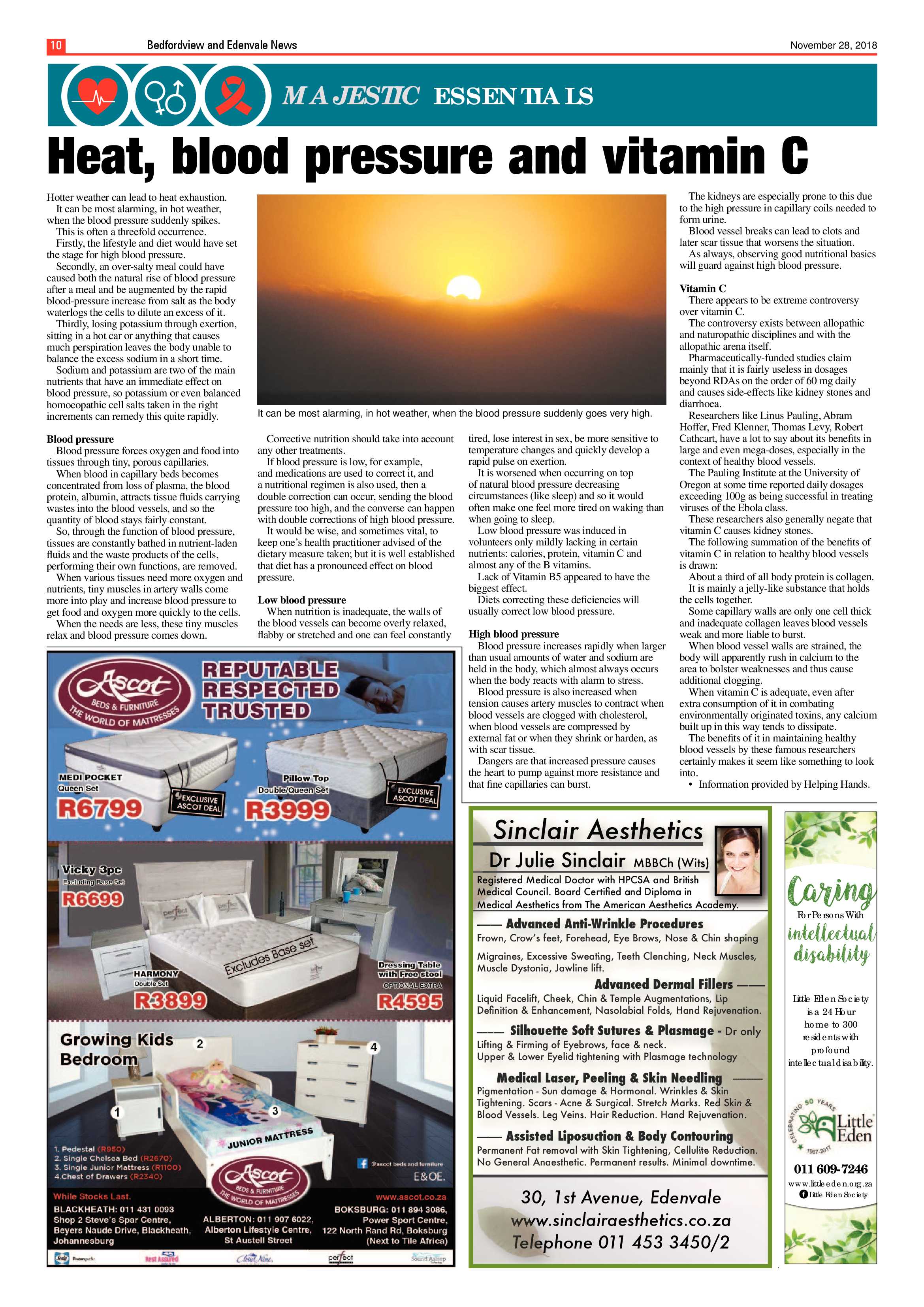 Bedfordview and Edenvale News 28 November 2018 page 10
