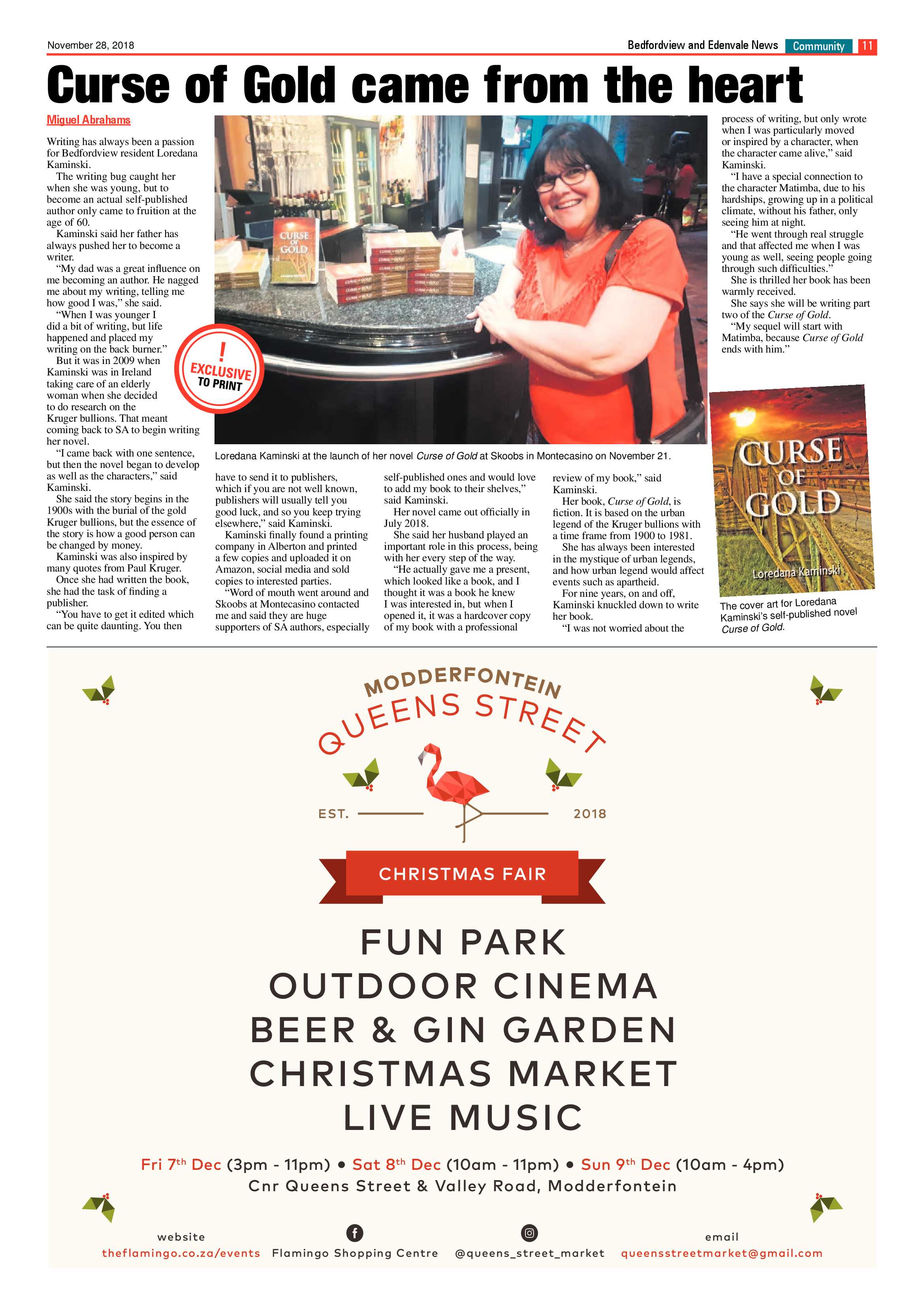 Bedfordview and Edenvale News 28 November 2018 page 11