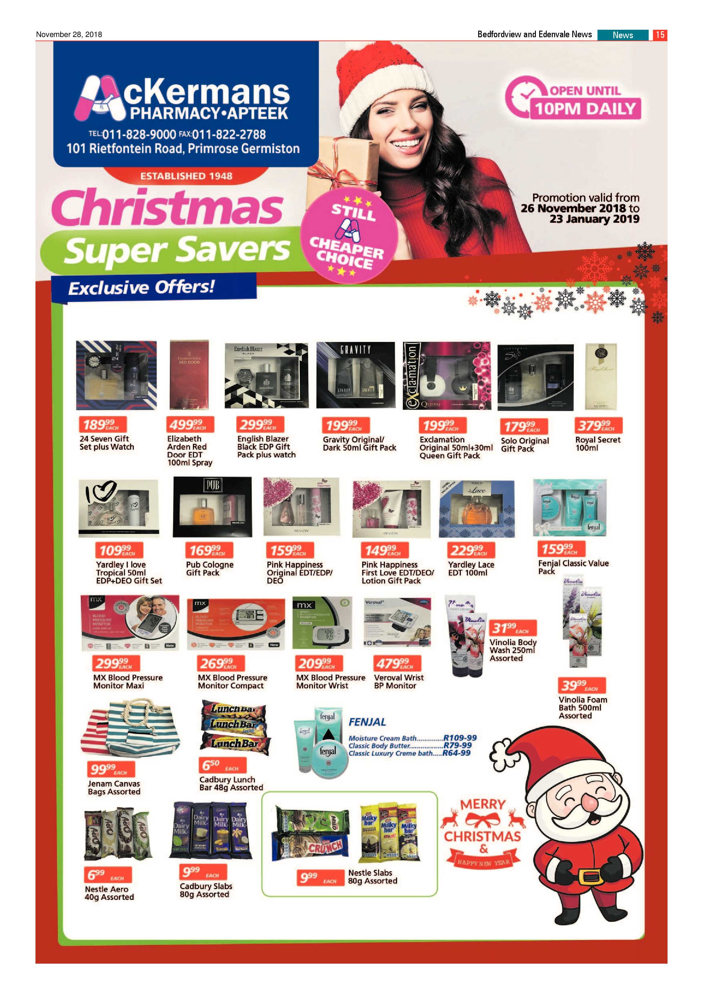 Bedfordview and Edenvale News 28 November 2018 page 15