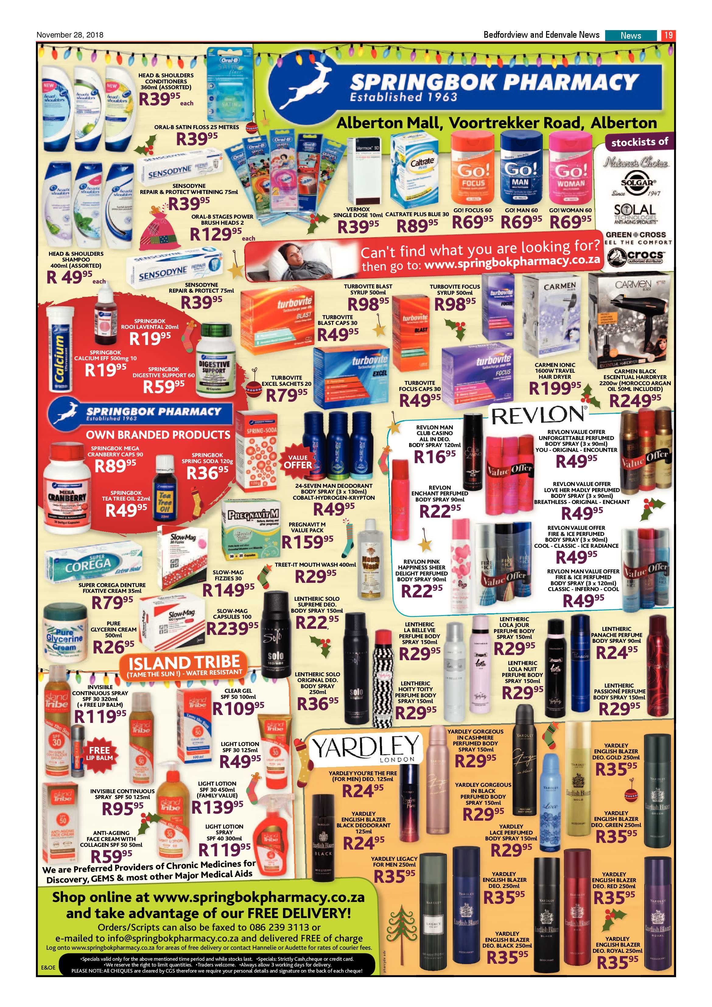Bedfordview and Edenvale News 28 November 2018 page 19