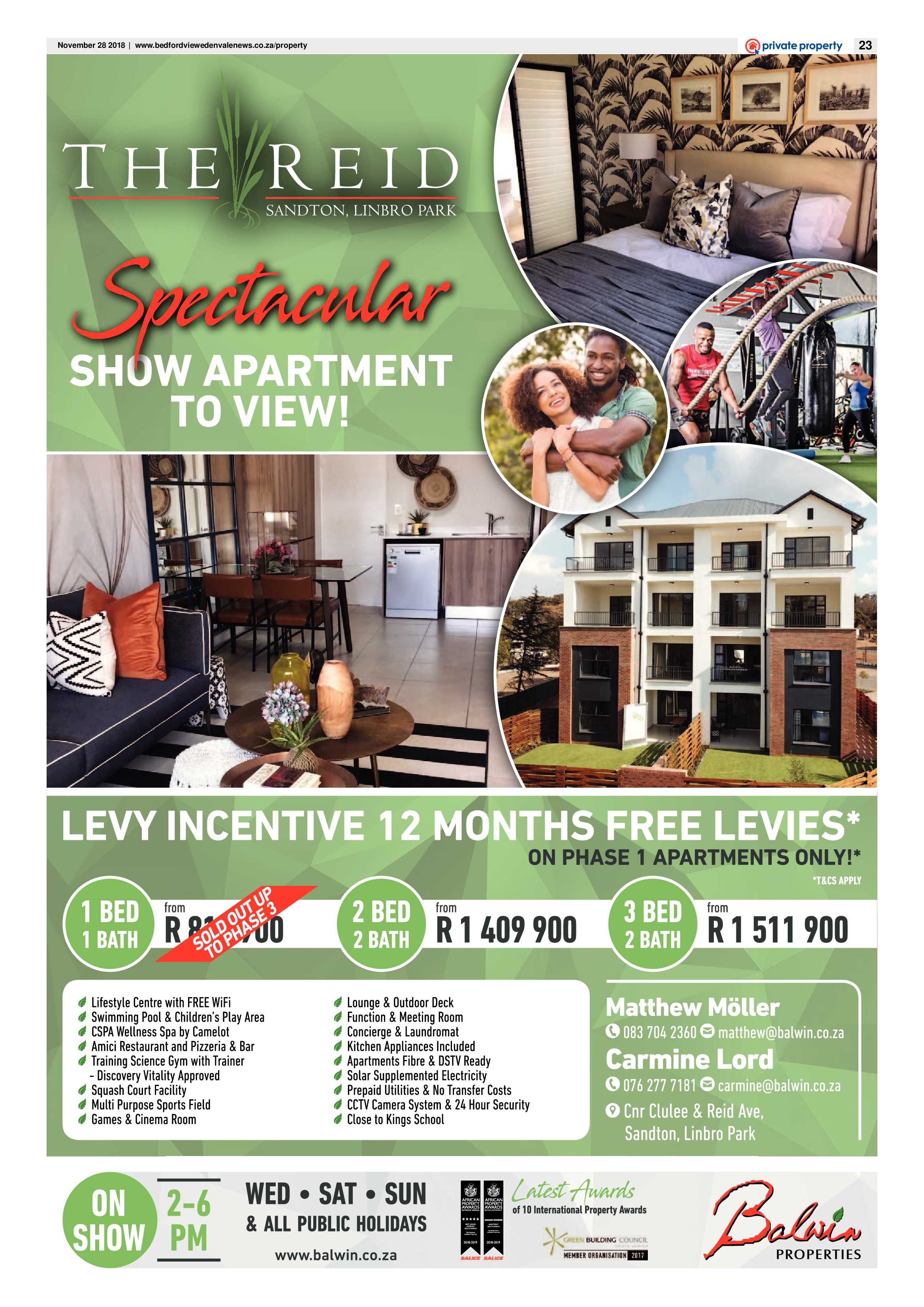 Bedfordview and Edenvale News 28 November 2018 page 23